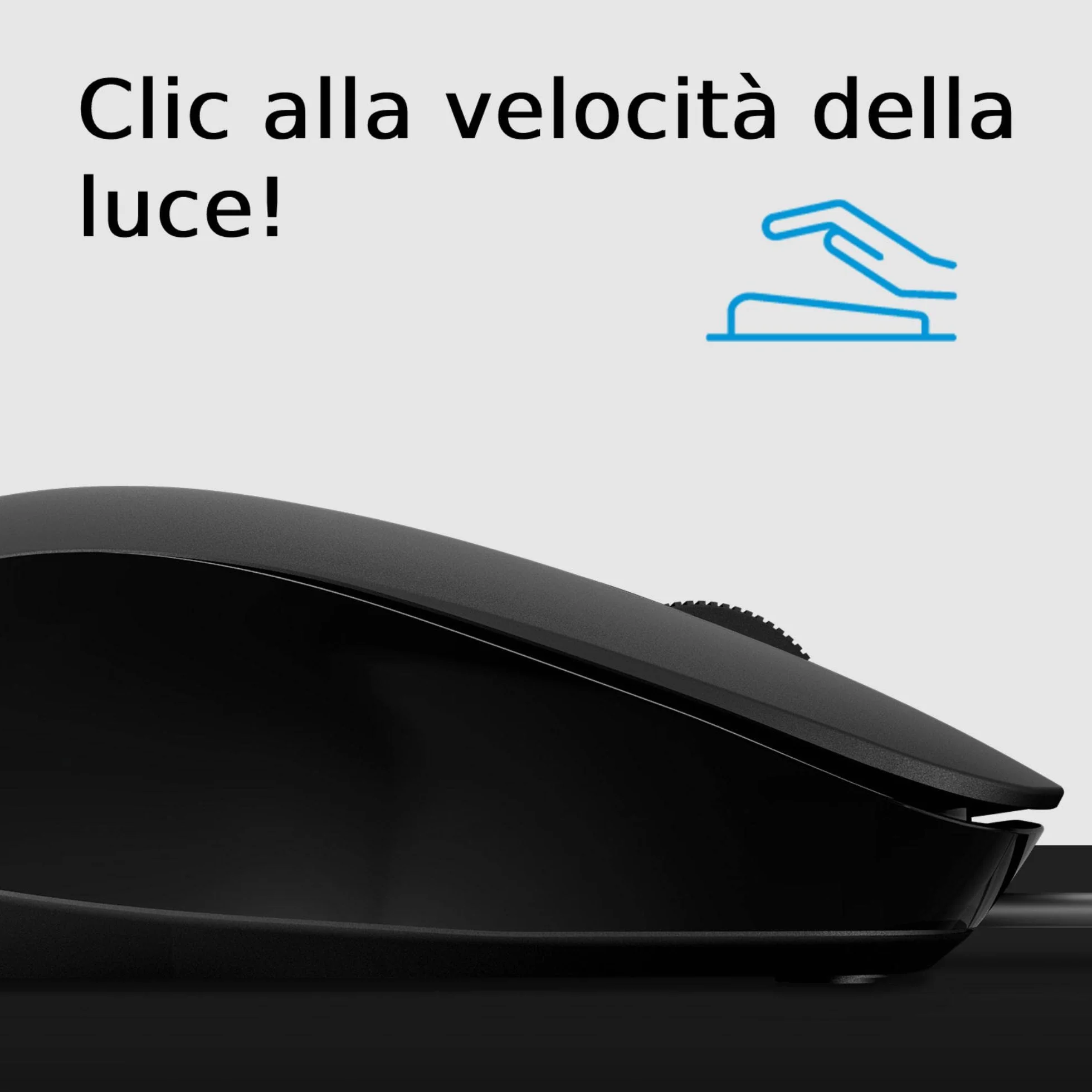 HP 150 Combo Tastiera e Mouse con cavo USB da 100 cm, Indicatore LED Blocco Maiuscole, 12 Combinazioni di Tasti, Plug and Play, Mouse Sensore Ottico da 1600 DPI, Compatibile con Windows 11, Nera