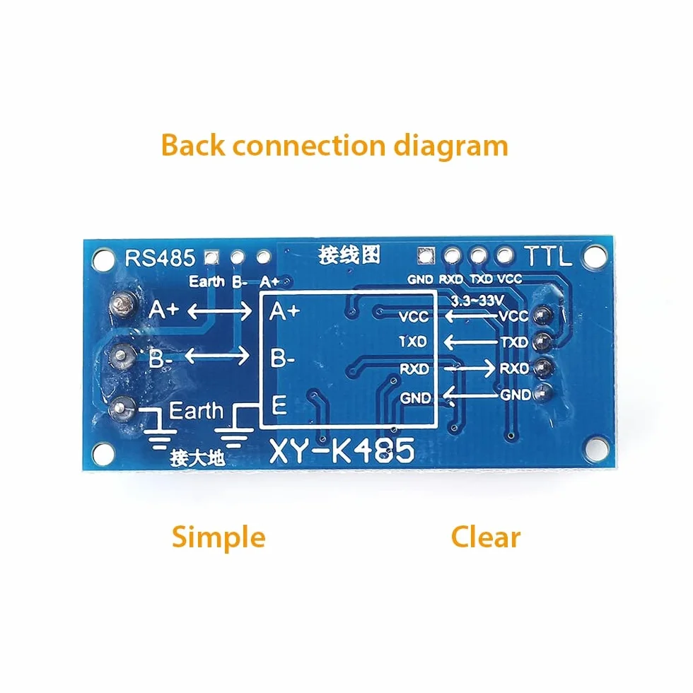 Convertitore da TTL a RS485 XY-K485 TTL a RS485 modulo convertitore porta seriale controllo automatico della direzione di flusso scheda adattatore per AVR
