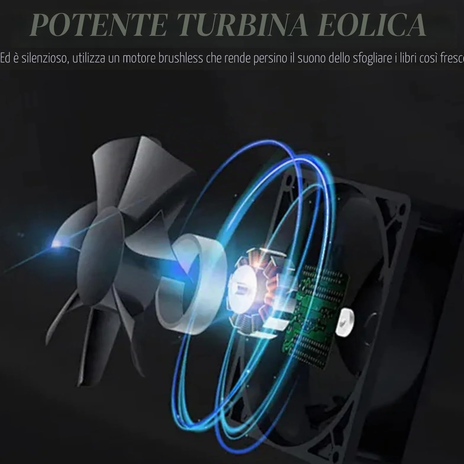 Ventola da 120 mm con controllo della velocità, 220 V, ventola di raffreddamento senza spazzole con copertura in metallo, grande volume d'aria, ventola di scarico silenziosa per computer