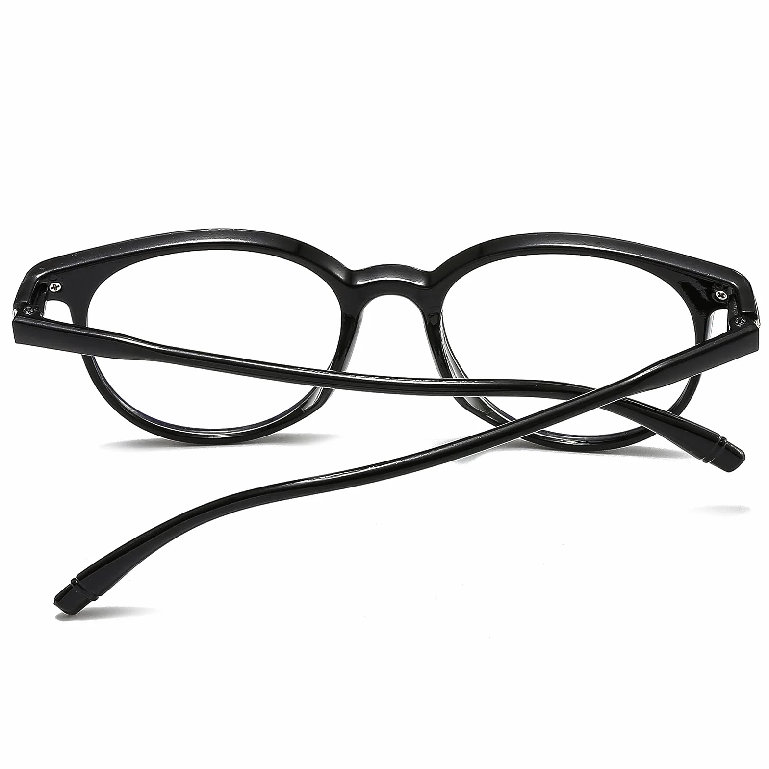 Luce Blu Occhiali Leggeri Moda Distanza Uomo Donna Rotondo Anti Luce Blu