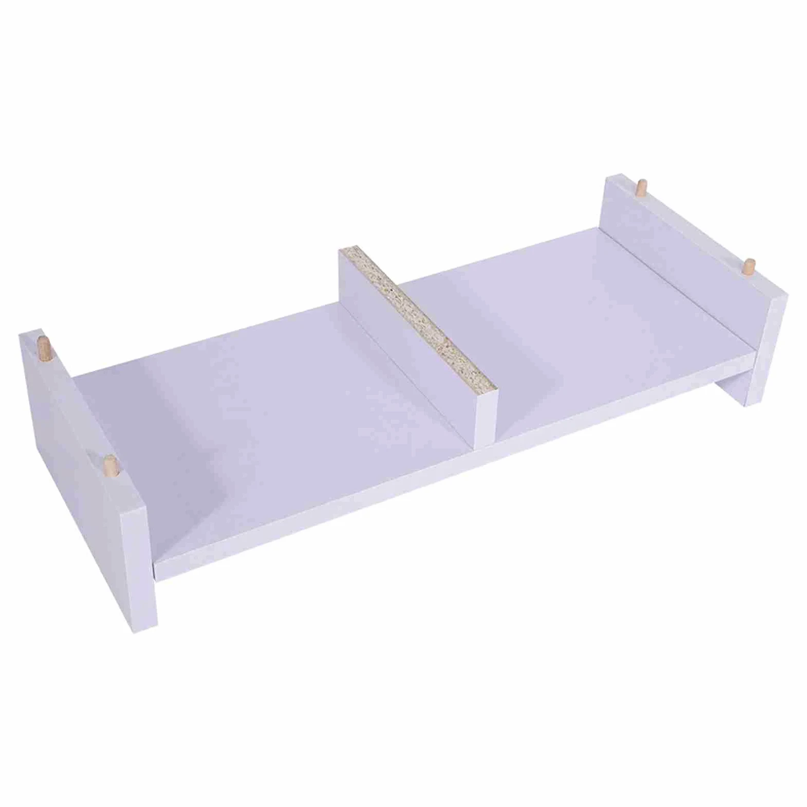 Supporto per Monitor in Legno Ecologico, Rialzo Scrivania, per | Robusto, poco ingombrante, adatto per l\'home office, mini ripiano per accessori