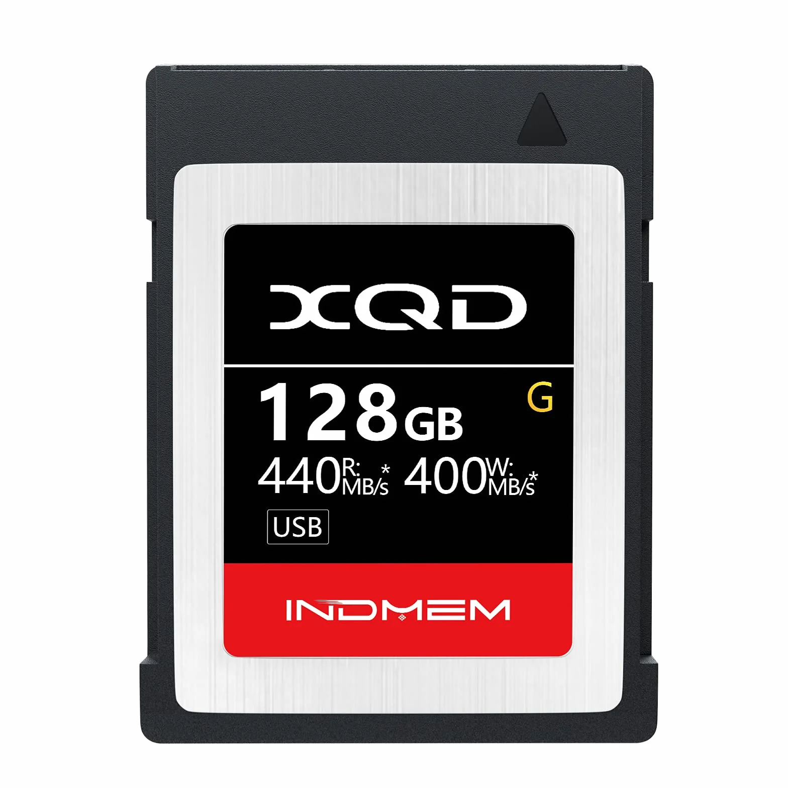 Scheda di memoria XGD da 128 GB, scheda XQD serie G per il recupero di immagini grezze, file MOV, video 4K XAVC-S | Max lettura 440 MB/s, scrittura massima 400 MB/s