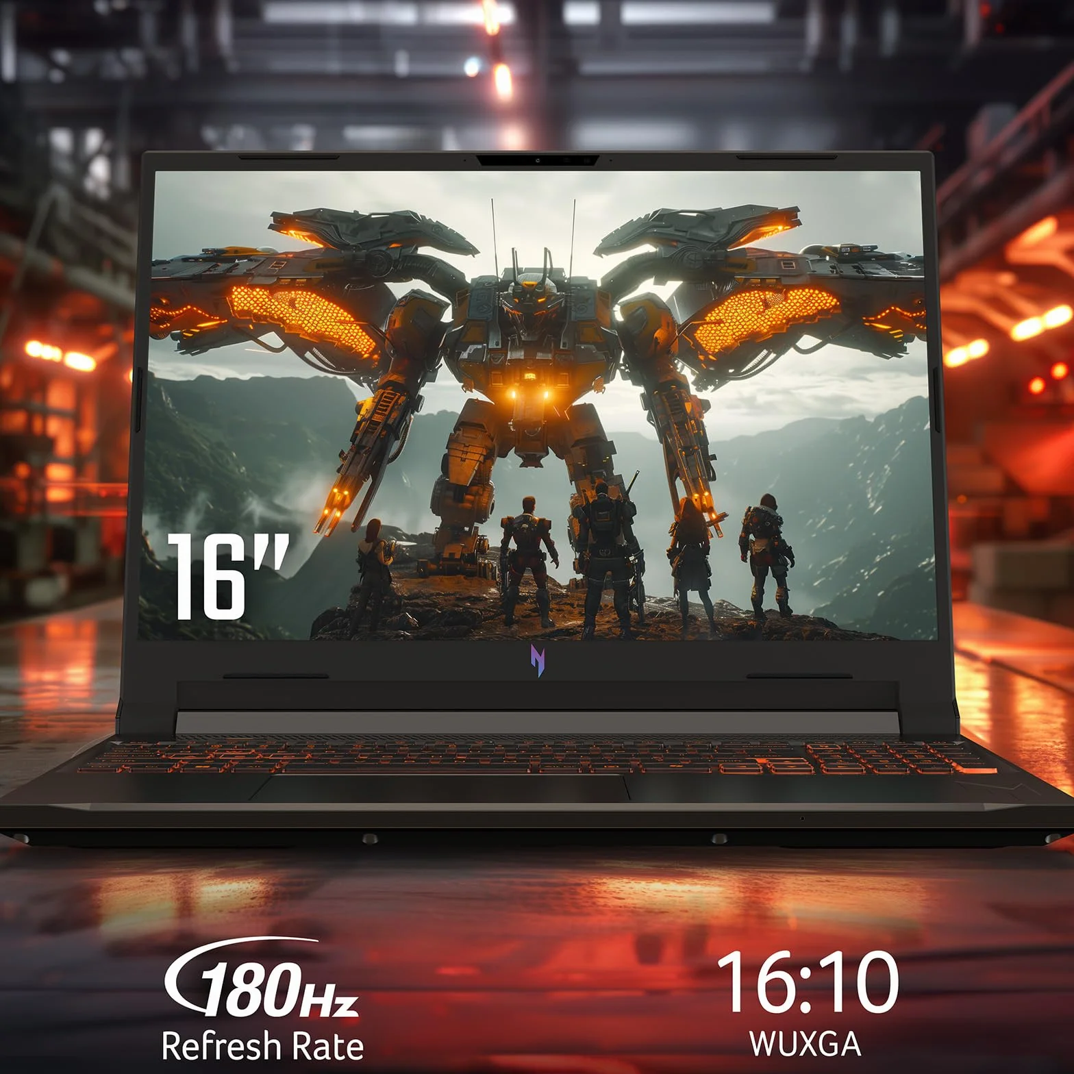 Acer Nitro V 16 AI ANV16-42-R0BK Notebook Gaming, NVIDIA GeForce RTX 5060 8 GB GDDR7, Processore AMD Ryzen™ 7 260, Ram 16 GB DDR5, 1024 GB SSD, Display 16" WUXGA IPS 180 Hz, Windows 11 Home