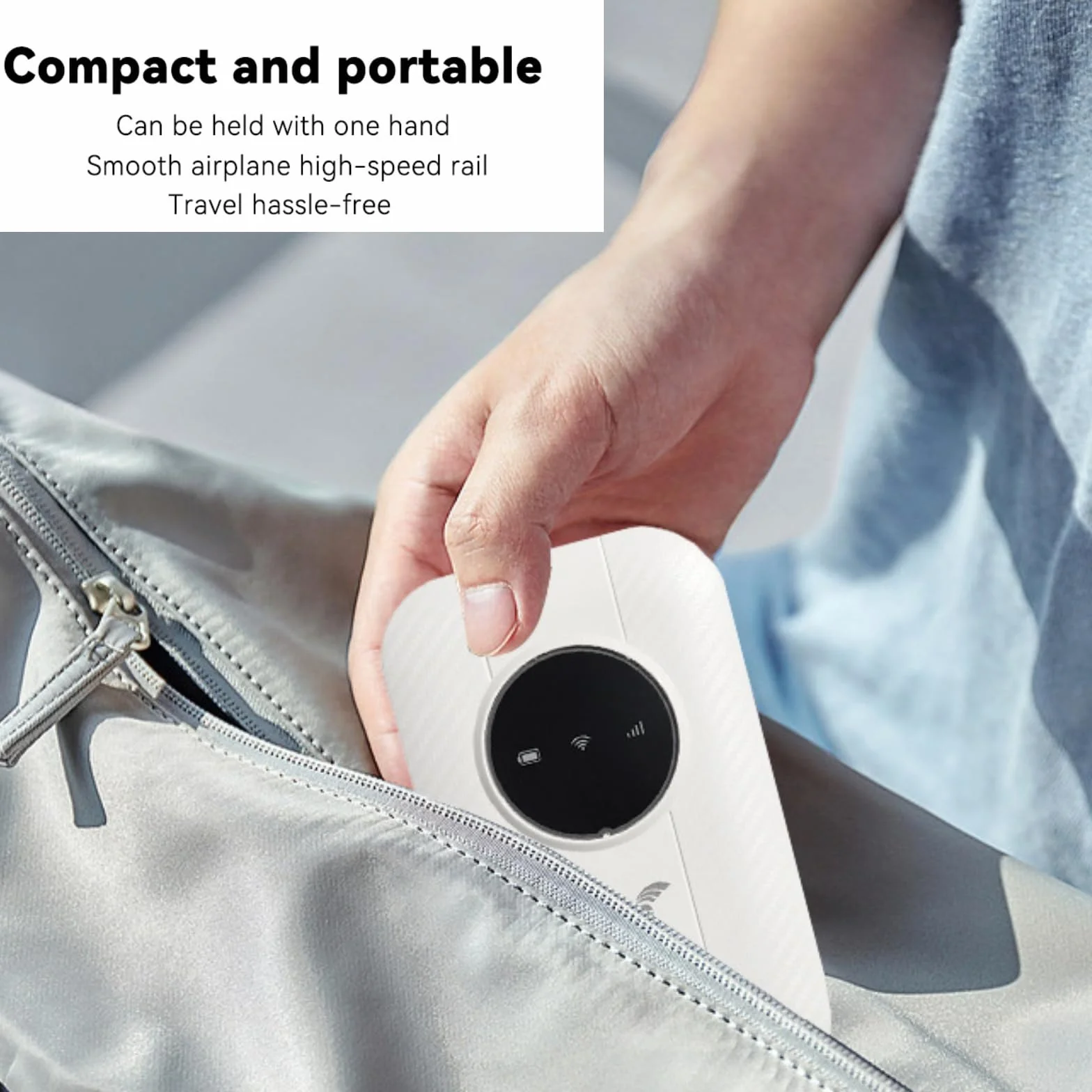 Router WiFi Portatile per Viaggi, Tascabile, Internet Satellitare Illimitato, Punto di Accesso Wireless