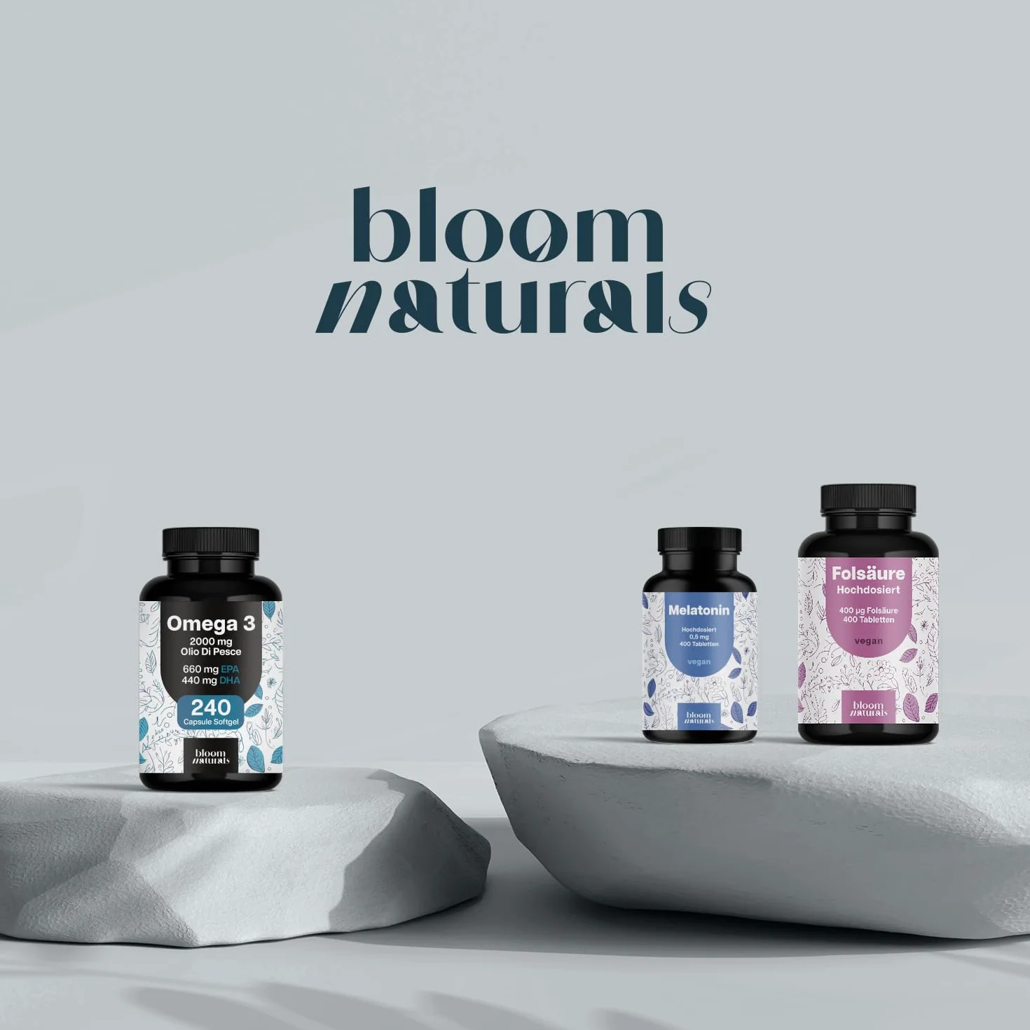 Omega 3 2000 mg 240 Capsule Softgel Alta Concentrazione Olio di Pesce EPA 660 mg DHA 440 mg Integratore Alimentare