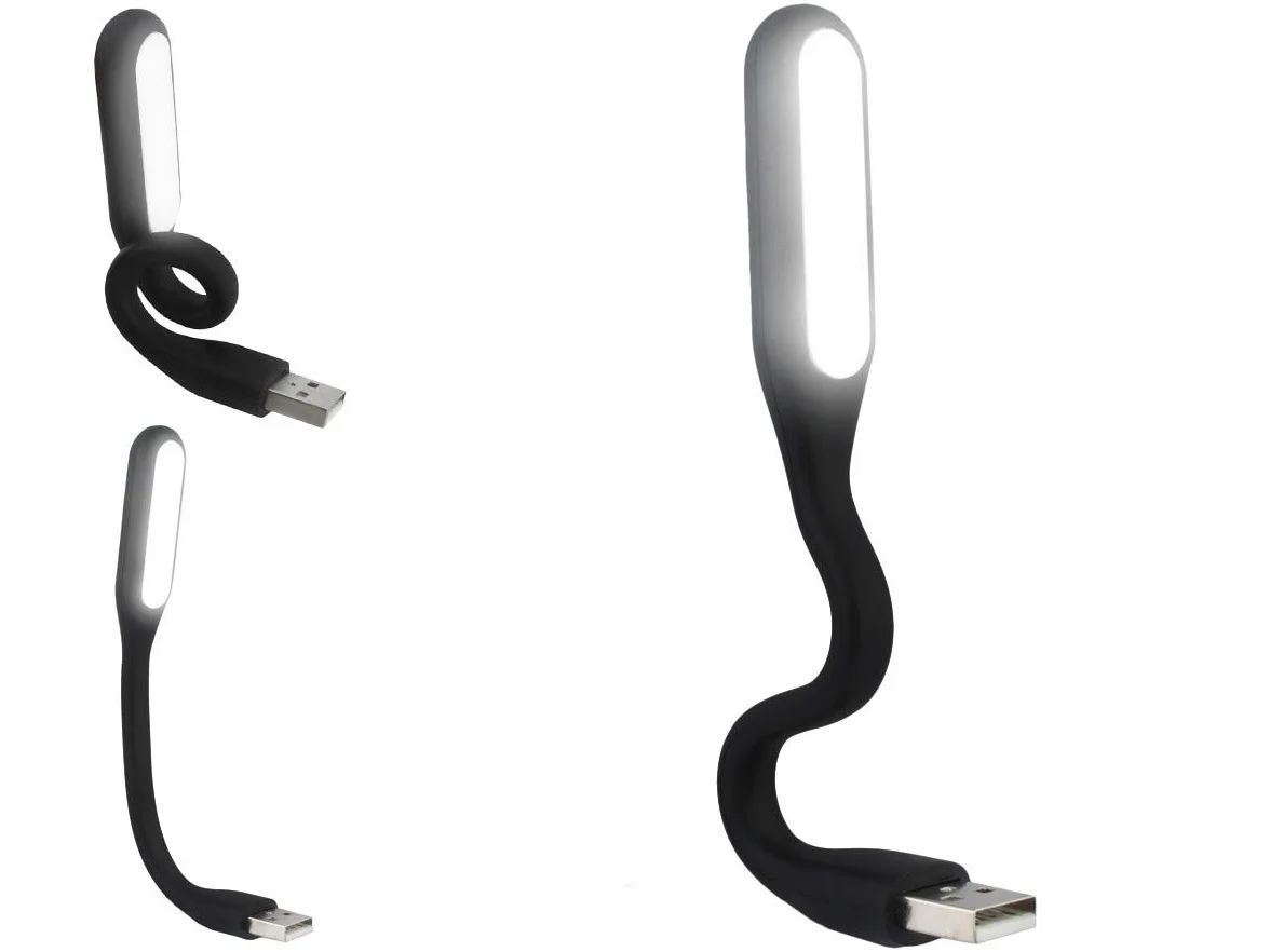 ISO TRADE 3184 Lampada da Lettura Flessibile USB in Silicone per Tablet PC