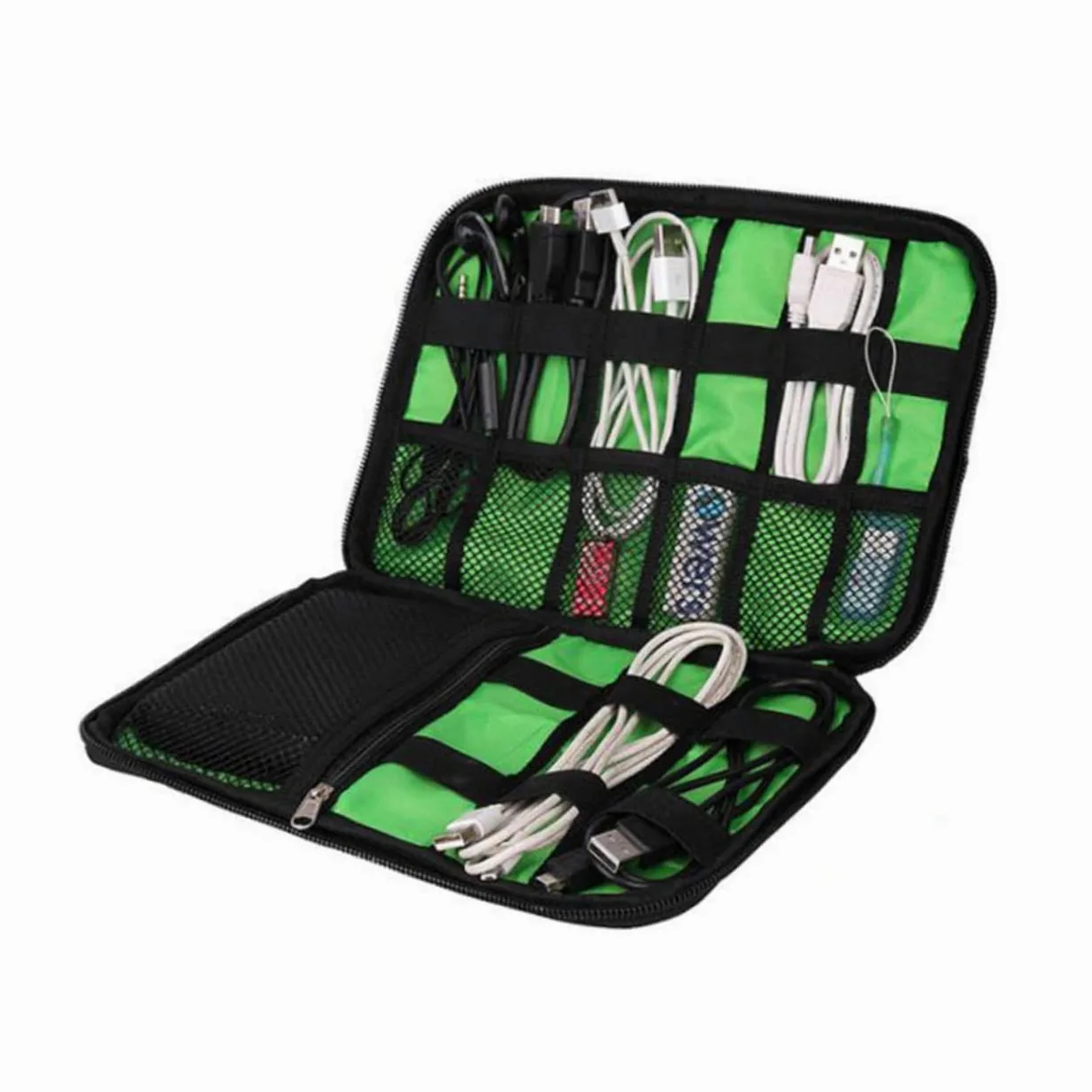 jojofuny 3pezzi Organizer Per Usb e Accessori Elettronici Custodia Per Caricabatterie e Dispositivi