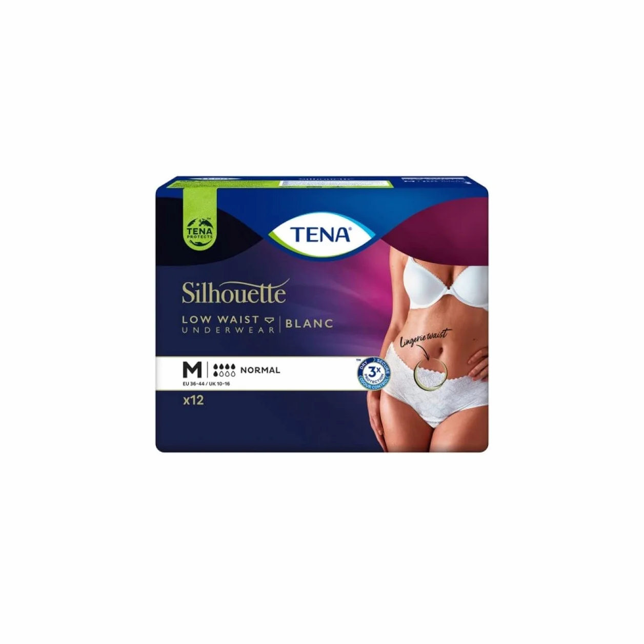 TENA Silhouette Normal Blanc Duo M