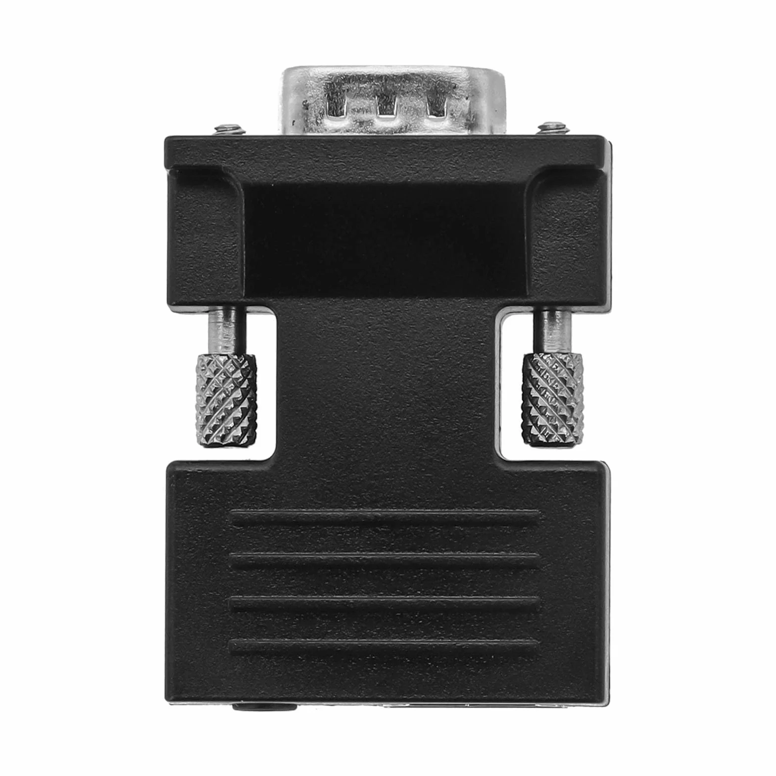 Convertitore VGA da femmina a maschio con cavo audio da 3,5 mm, adattatore video HD 1080P per proiettore, per PS4, laptop e PC, design compatto in ABS (nero)