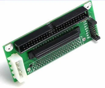 SCSI scheda a tre giri 68 a 80 a 50 IDE SCSI hard disk adattatore da 68 a 80 a 50 pin IDE