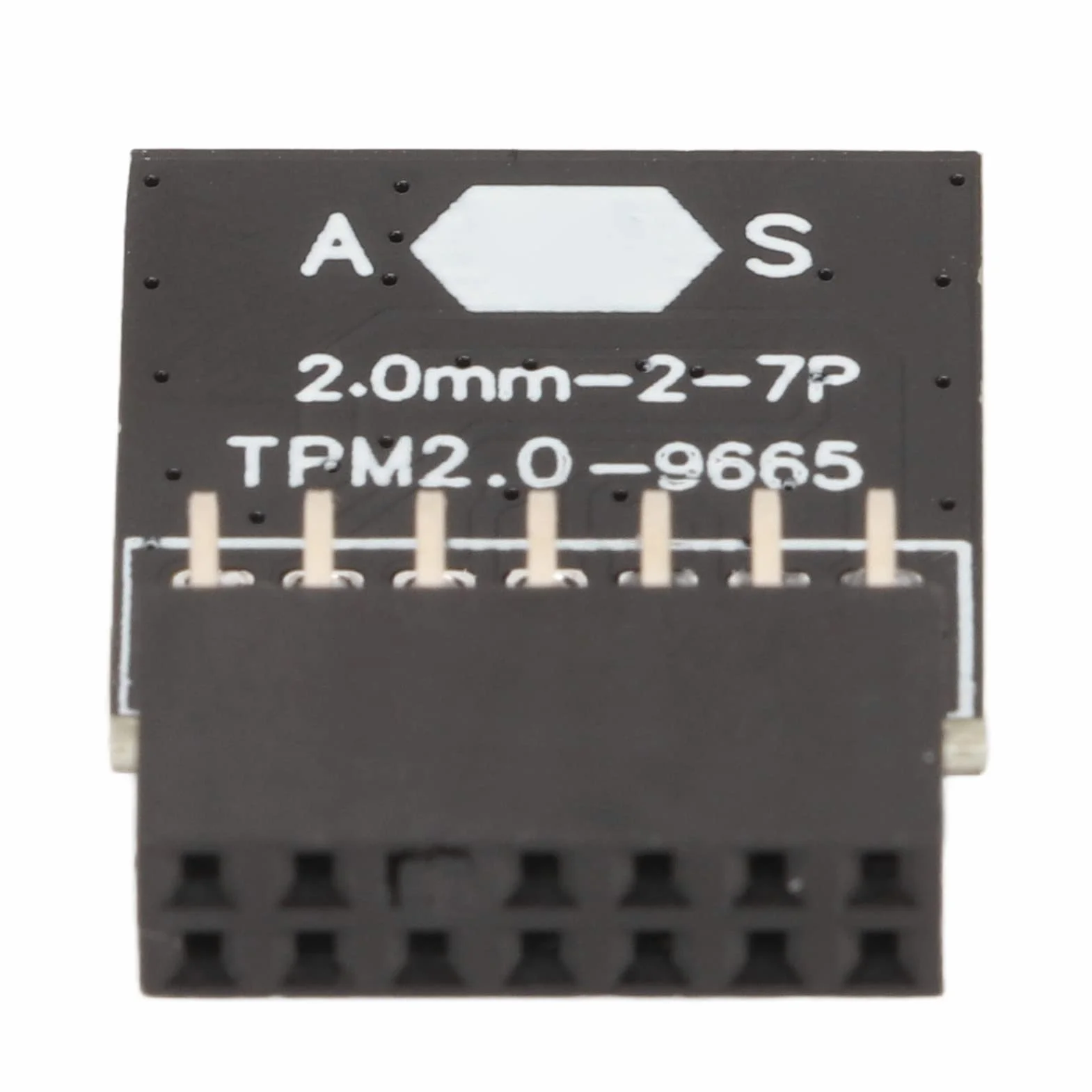 Modulo TPM 2.0 per ASUS per Win11 LPC 14 Pin Scheda Crittografata TPM 2.0 Chip Modulo TPM 2.0 Passo 2,0 Mm Scheda PCB 2x7P TPM 2.0 per Scheda Madre del Computer