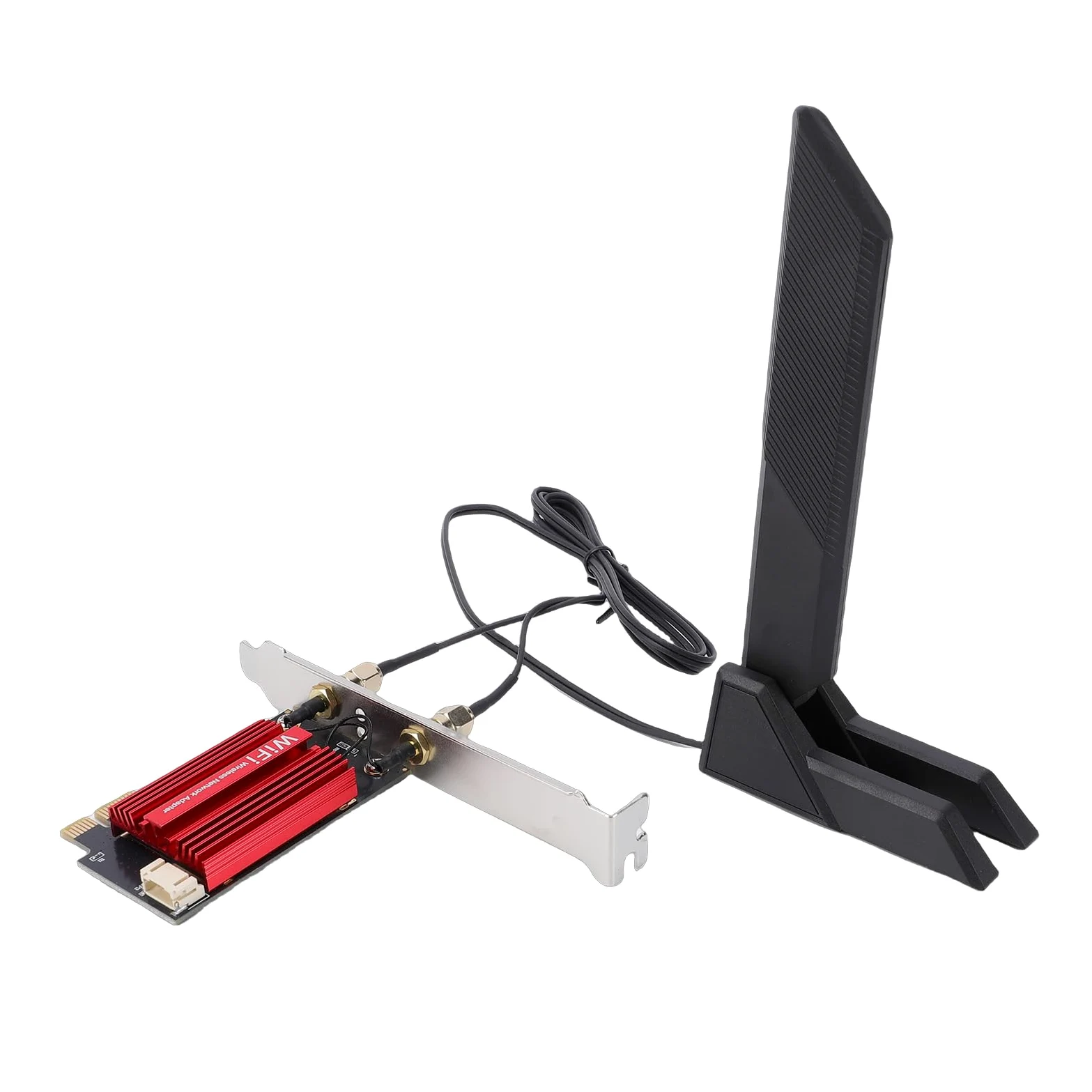 Bewinner Scheda WiFi WiFi 7 PCIe, Bluetooth 5.4, Adattatore di Rete Wireless Desktop Tri-Band 6G 5G 2.4G per 10 11, velocità 2880Mbps, Antenna 12dBi