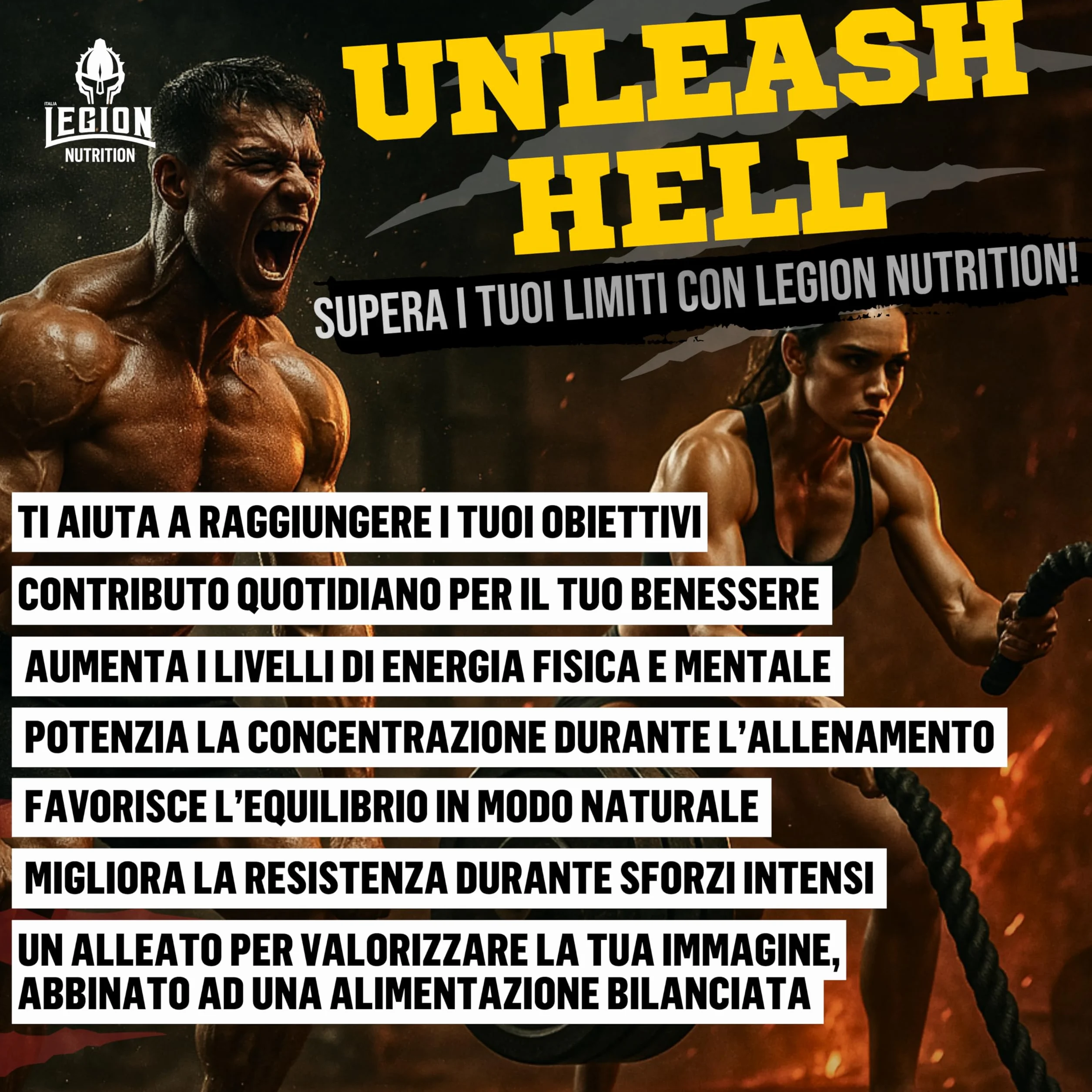 Legion Nutrition Integratore Alimentare Sostegno Metabolico 120 cpr Caffeina Sinefrina Carnitina Glucomannano