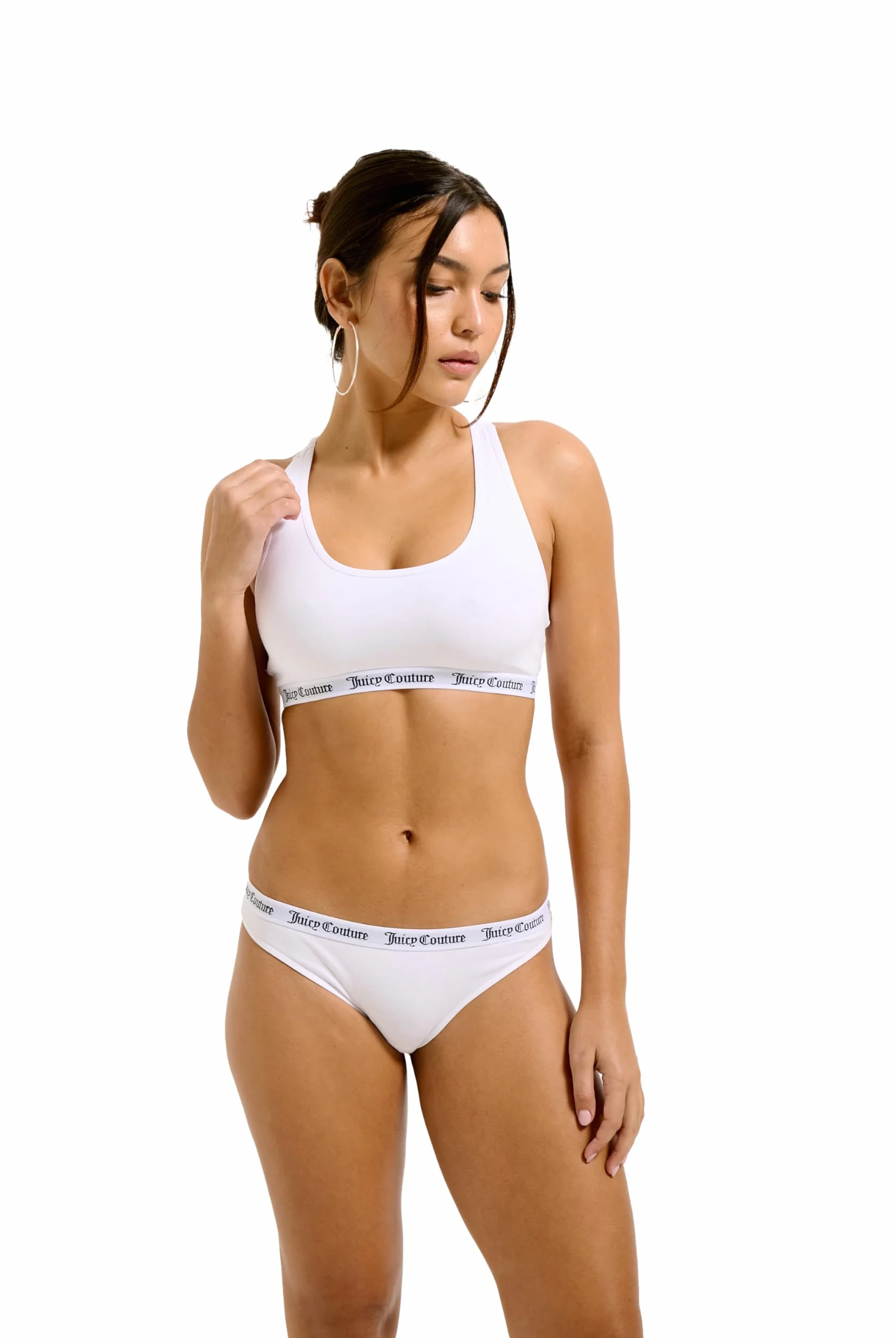 Juicy Couture Verity Cotton Bralette Reggiseno Donna