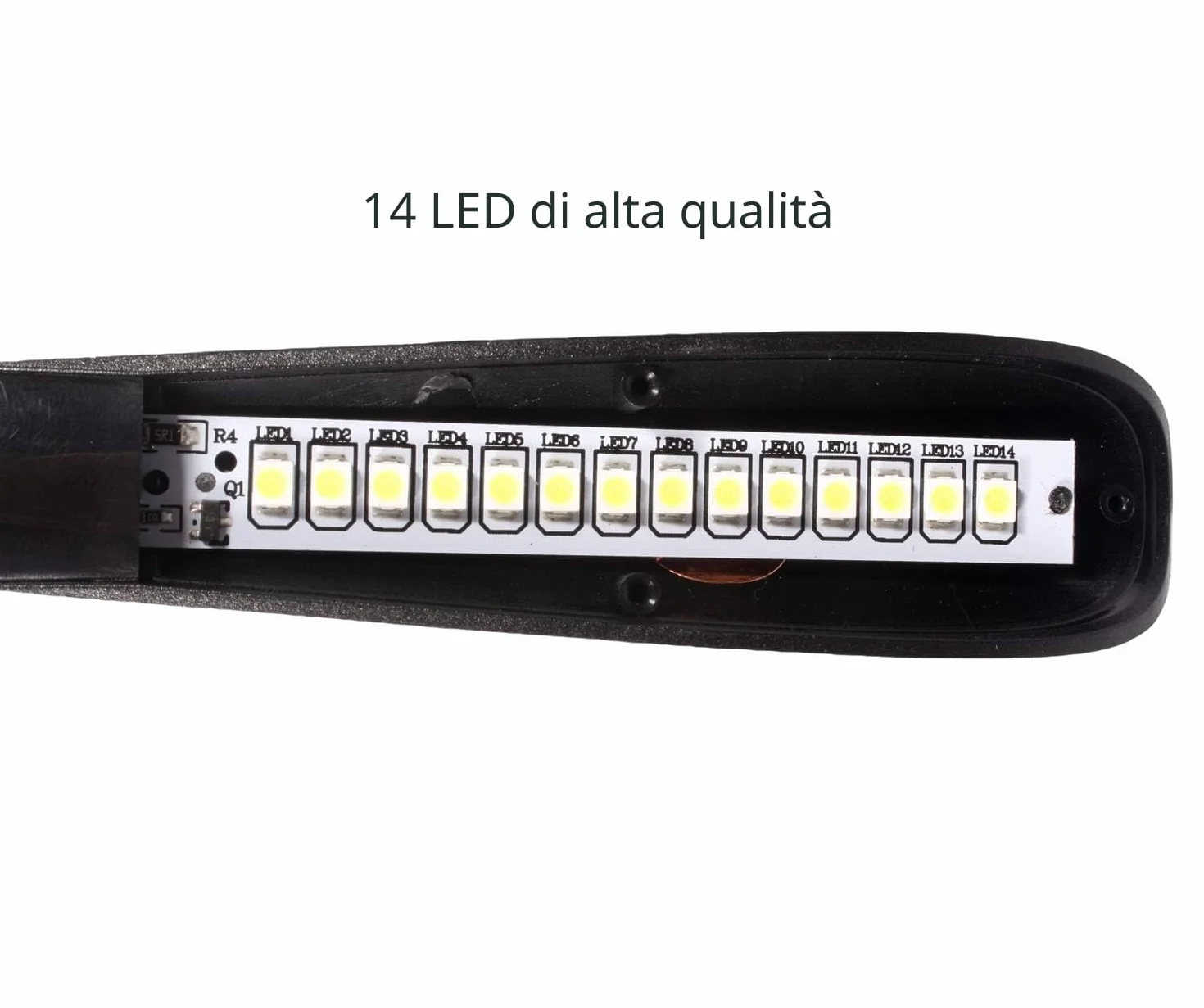LED Luce USB Dimmerabile, Lampada USB per PC Portatile, Lampada LED USB per Tastiera Computer, Collo D'Oca Flessibile, luminosità a 3 Livelli