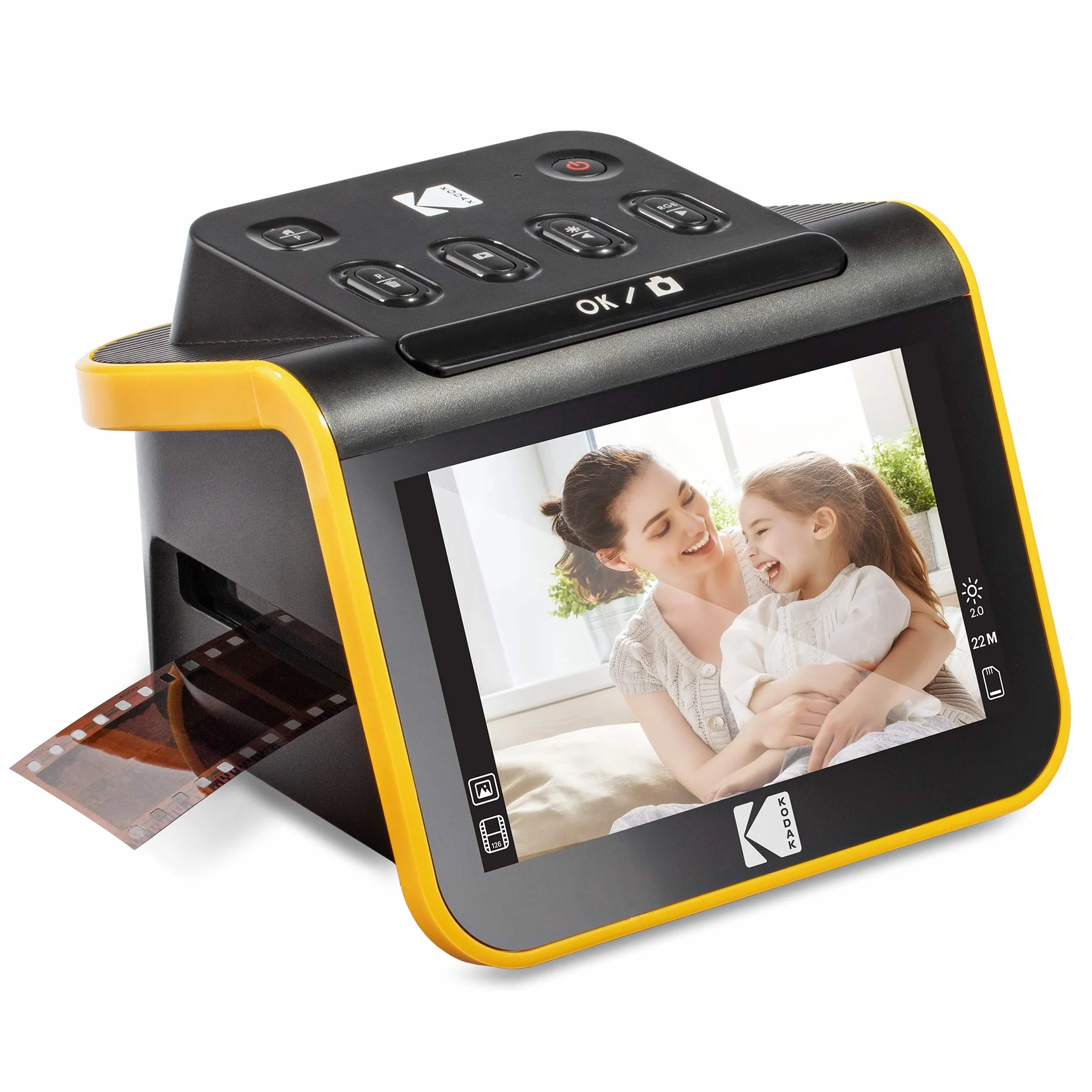 KODAK Slide N SCAN Film Scanner 5" LCD Nero
