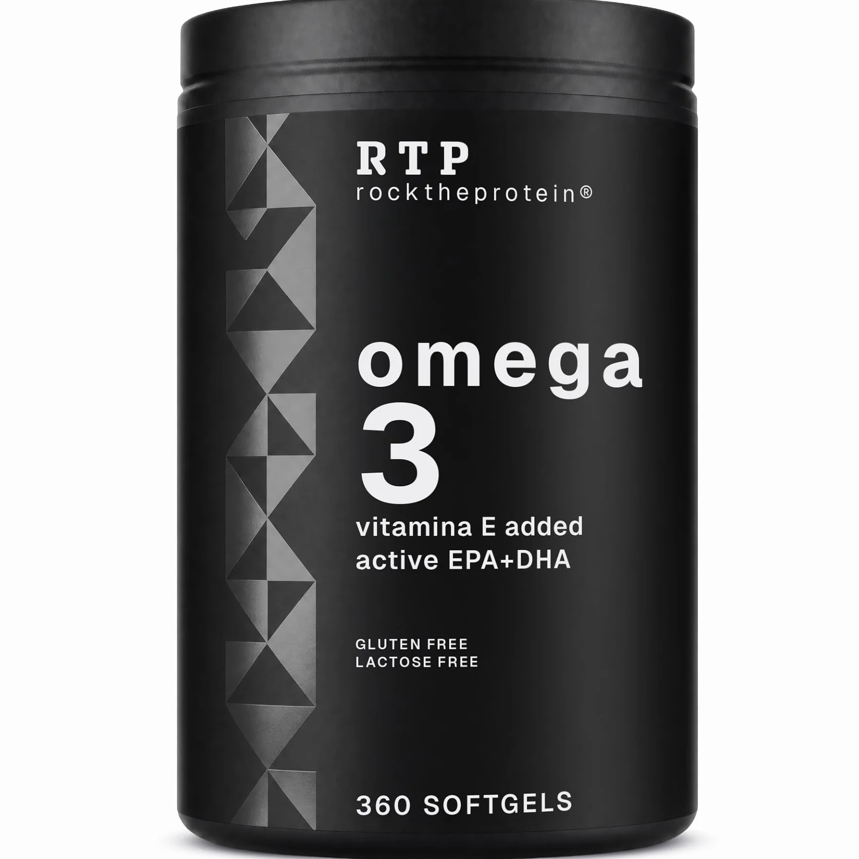 Rock The Protein® Omega 3 Olio Di Pesce 2000 mg Con Vitamina E, 360mg EPA & 240mg DHA Per Dose