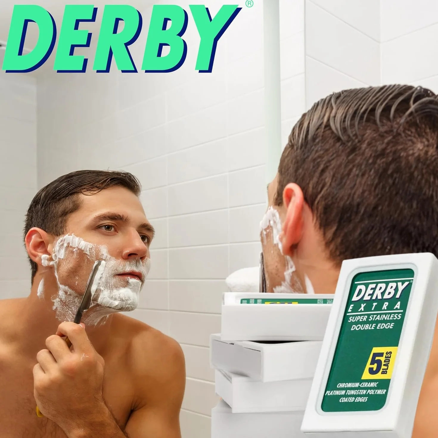 Derby Lamette da Barba Double Edge 100 Unità