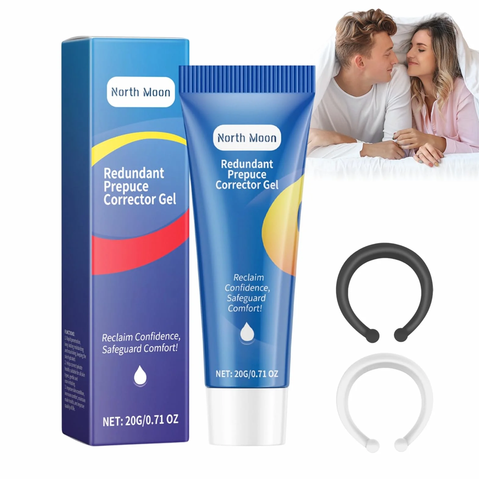 Gel correttore per fimosi con anelli stretching, unguento naturale al cortisone per restringimento del prepuzio