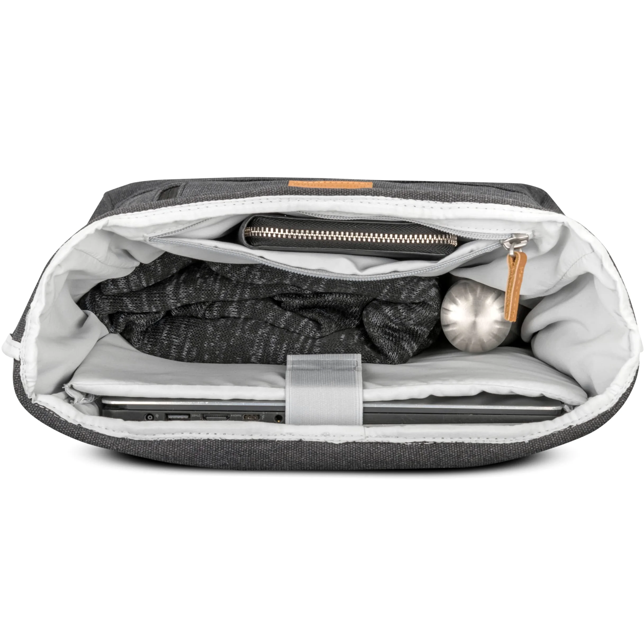 Johnny Urban Zaino Porta PC Donna e Uomo - Adam Medium - Rolltop per Lavoro Viaggio Università - Scomparto per Laptop 15.6 Pollici - Idrorepellente