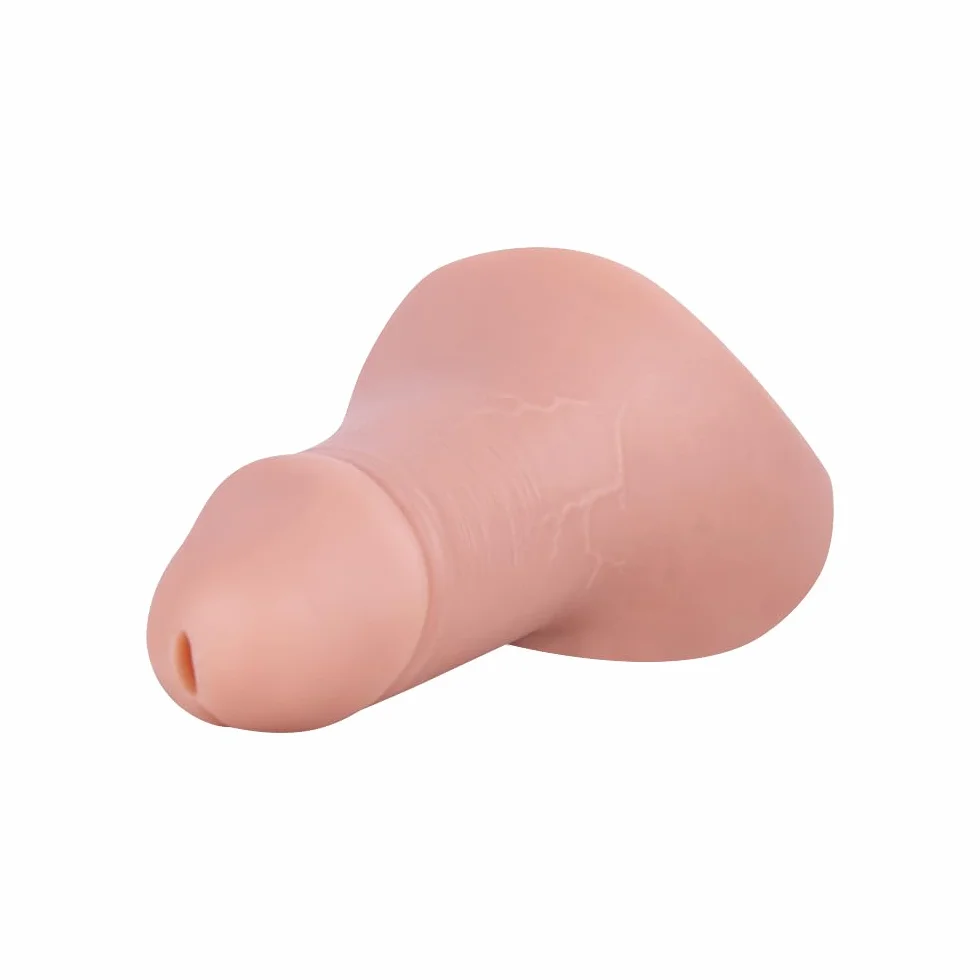 Dildo in Silicone con Bavaglio Urinale – Mundknebel Grande per Donne, Ball Gag per Giochi BDSM