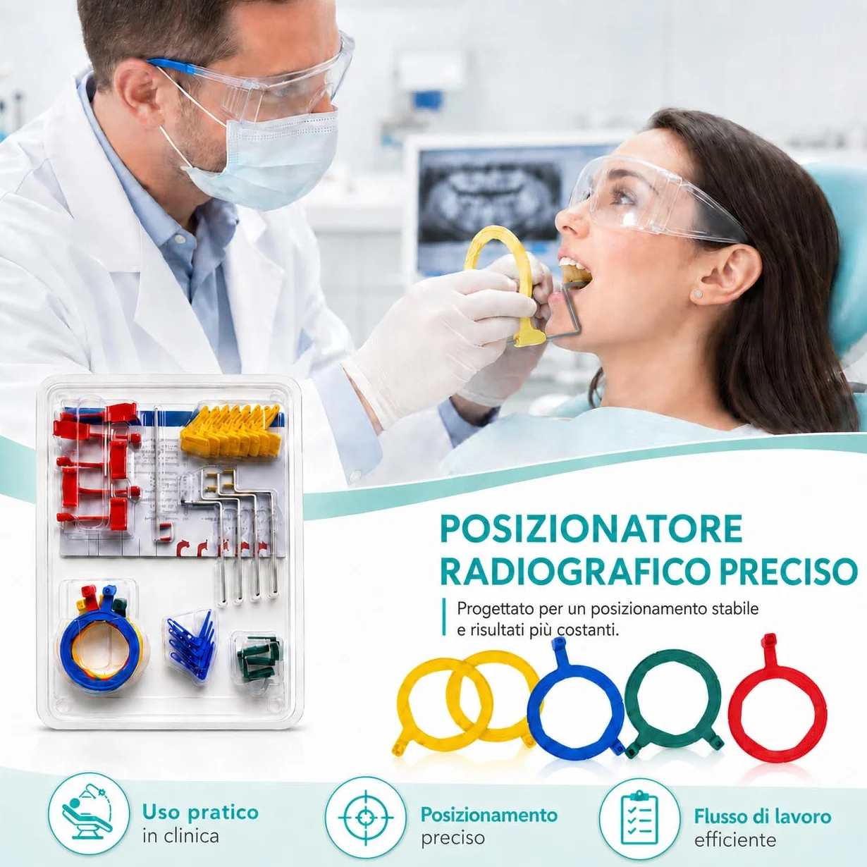 FPS 3000 XCP Sistema di posizionamento raggi X dentali completo intraorale