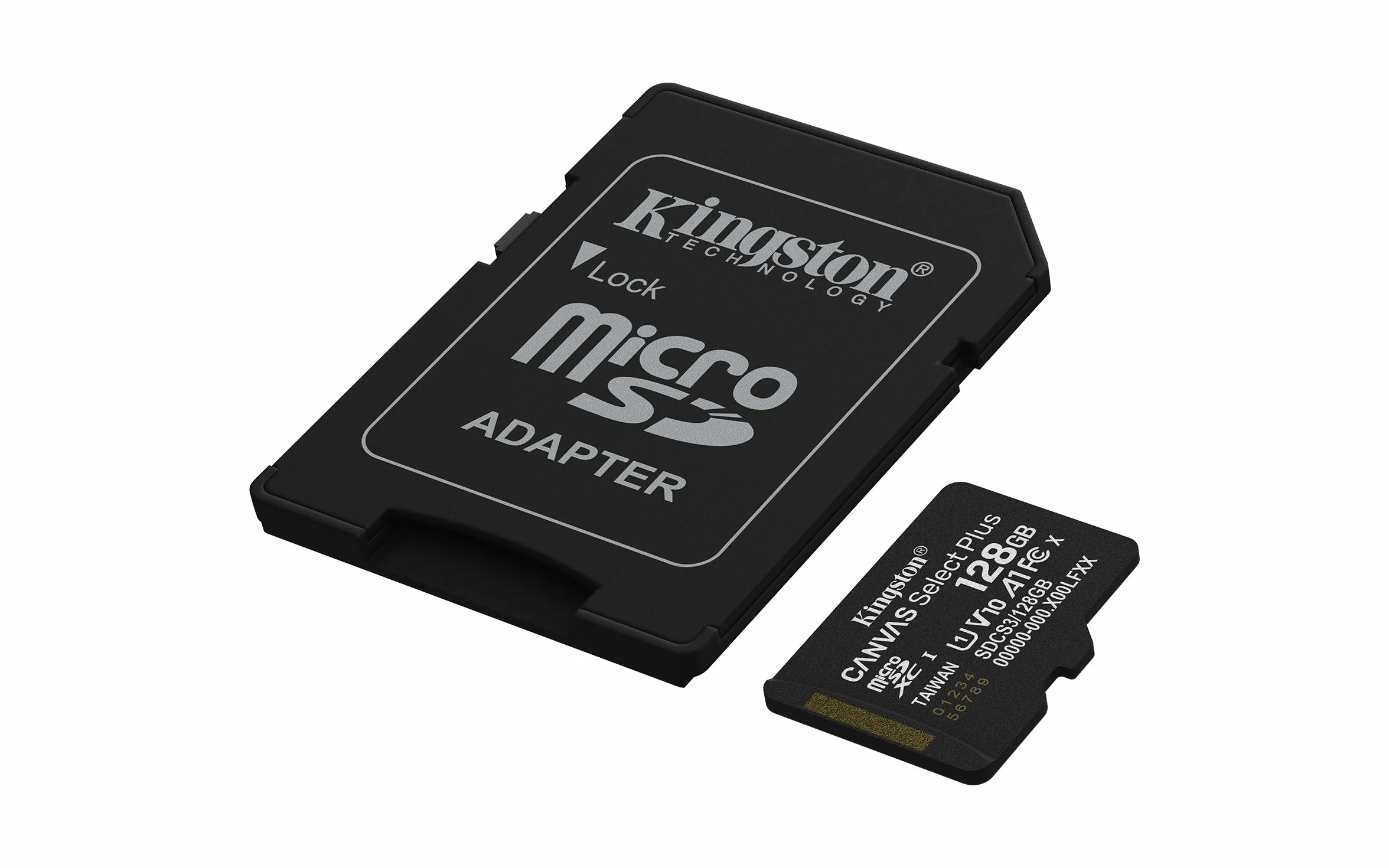 Kingston Canvas Select Plus microSD 128GB microSDXC Gen3 150MB/s A1 Adattatore SD