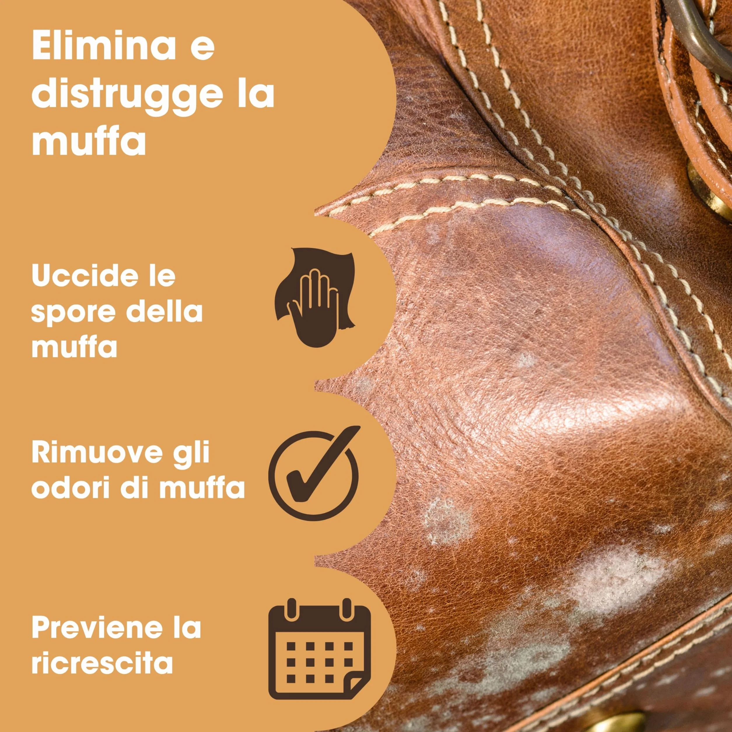 Mobili Clinica Spray Antimuffa 500 ml - Uccide muffa e spore, rimuove macchie testarde