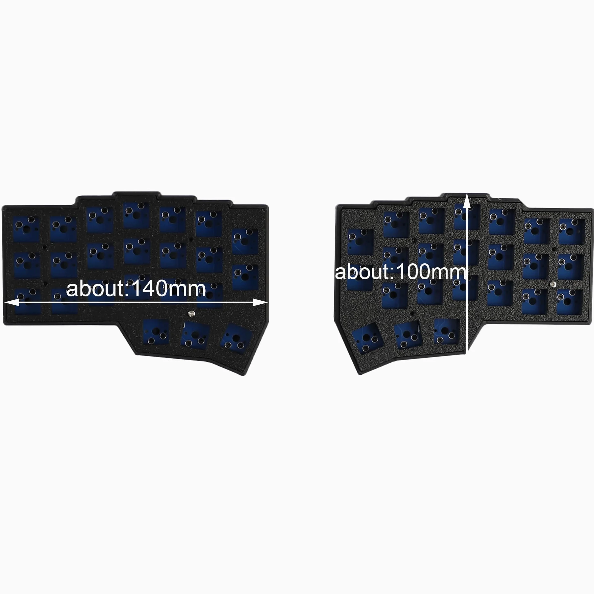 YMDK Corne V4 Tastiera Wireless Split 2.4Ghz 46 Tasti Ergonomico Hotswappable Layout 40% Flacone in Resina 3D Tutti I Tasti Programmabili Mini Kit Tastiera Da Gioco Indipendente