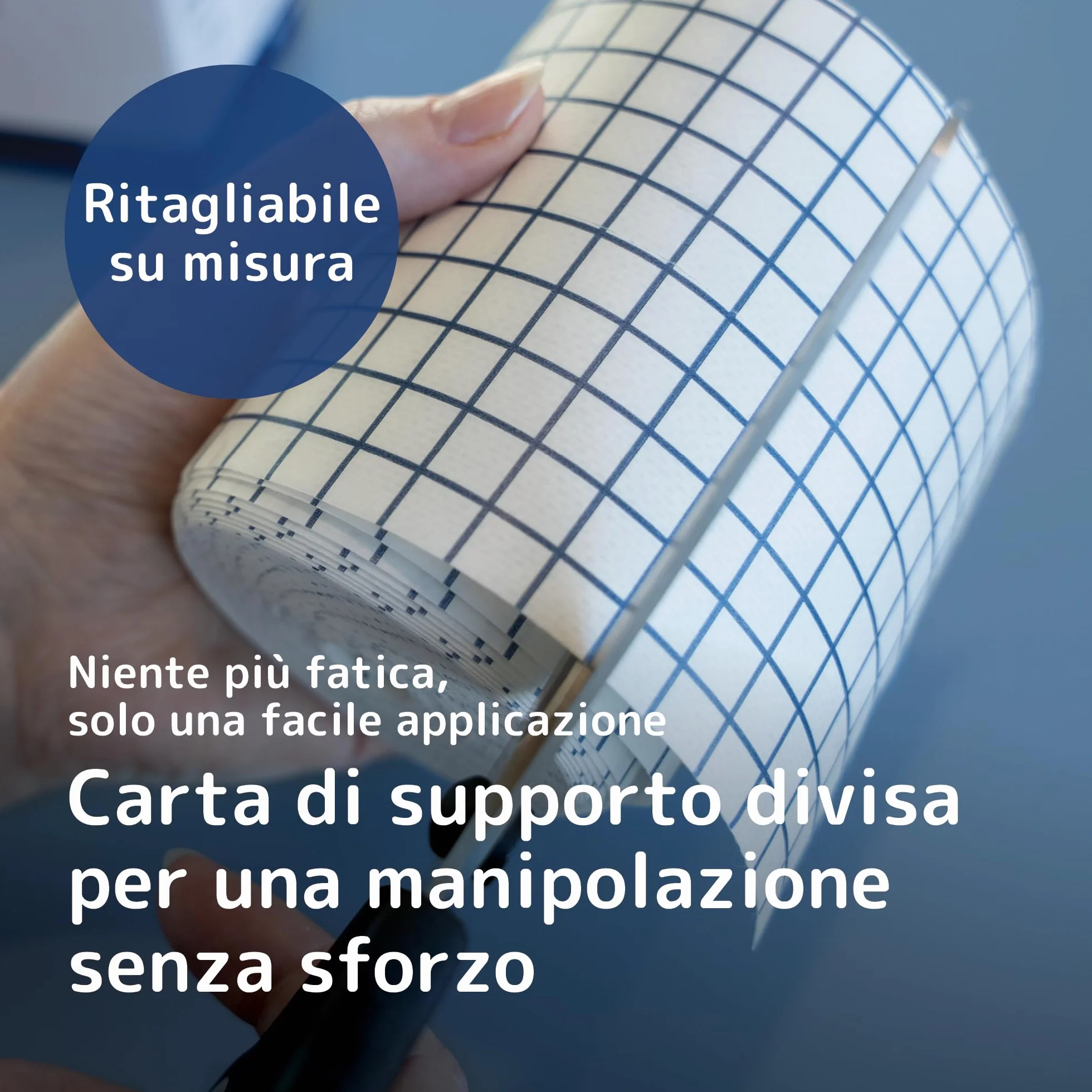 ABENA Nastro Adesivo Medico Elastico non Tessuto Ipoallergenico 10 cm x 10 m
