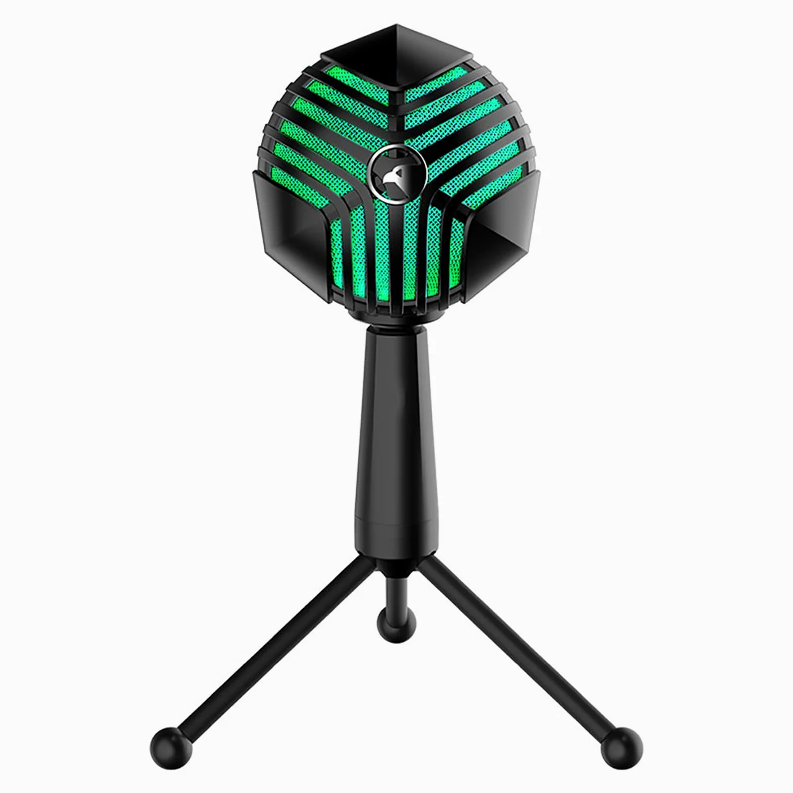 Microfono Per Computer, Microfono a Condensatore RGB, Luci LED Colorate Dinamiche, Modello Di Pickup Cardioide, Adatto Per Conferenze, Apprendimento a Distanza, Streaming Multimediale