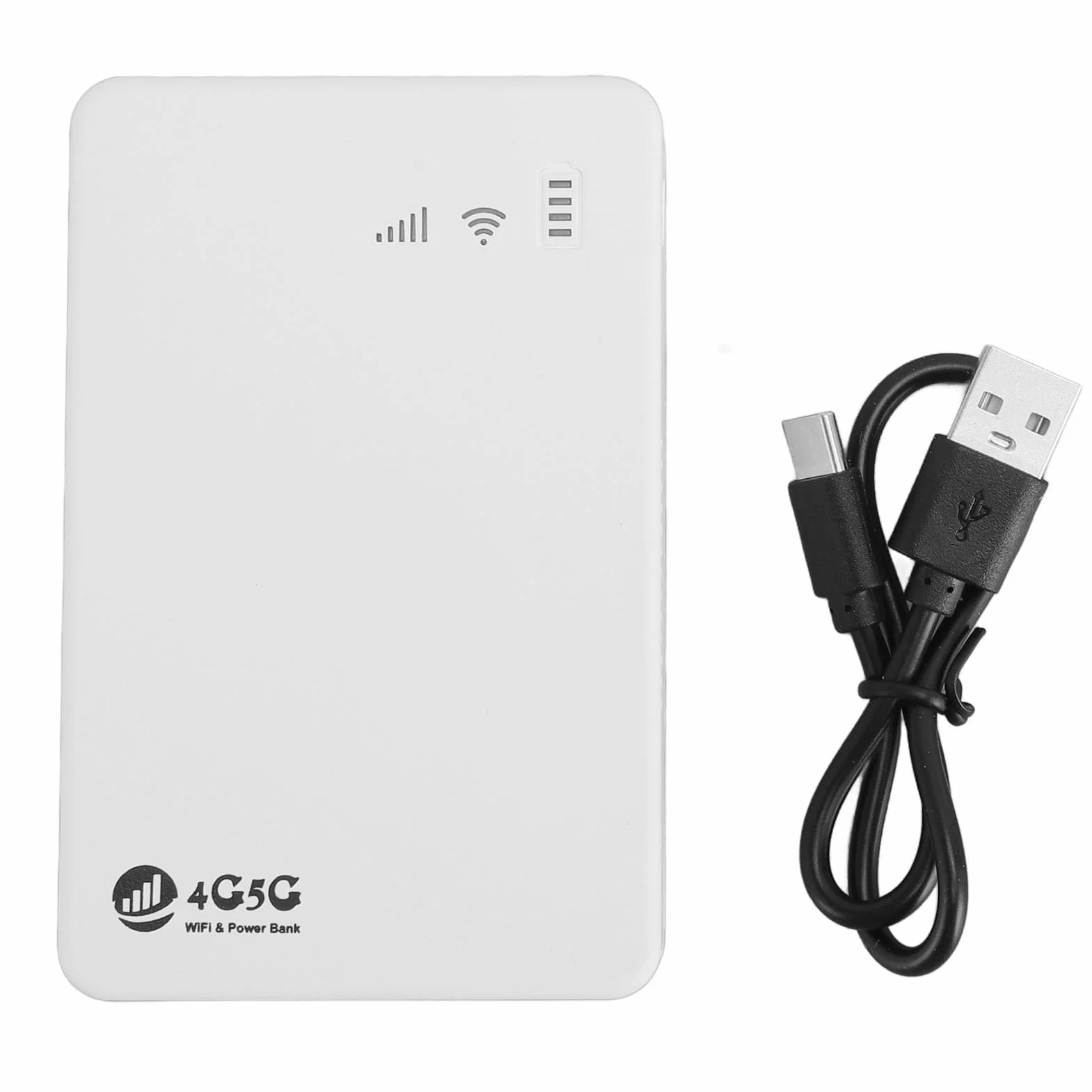 Hotspot WiFi Mobile 4G LTE, Router Sbloccato 5G con Supporto Slot SIM per 10 Dispositivi, Modem 300Mbps 10000mAh per Viaggi