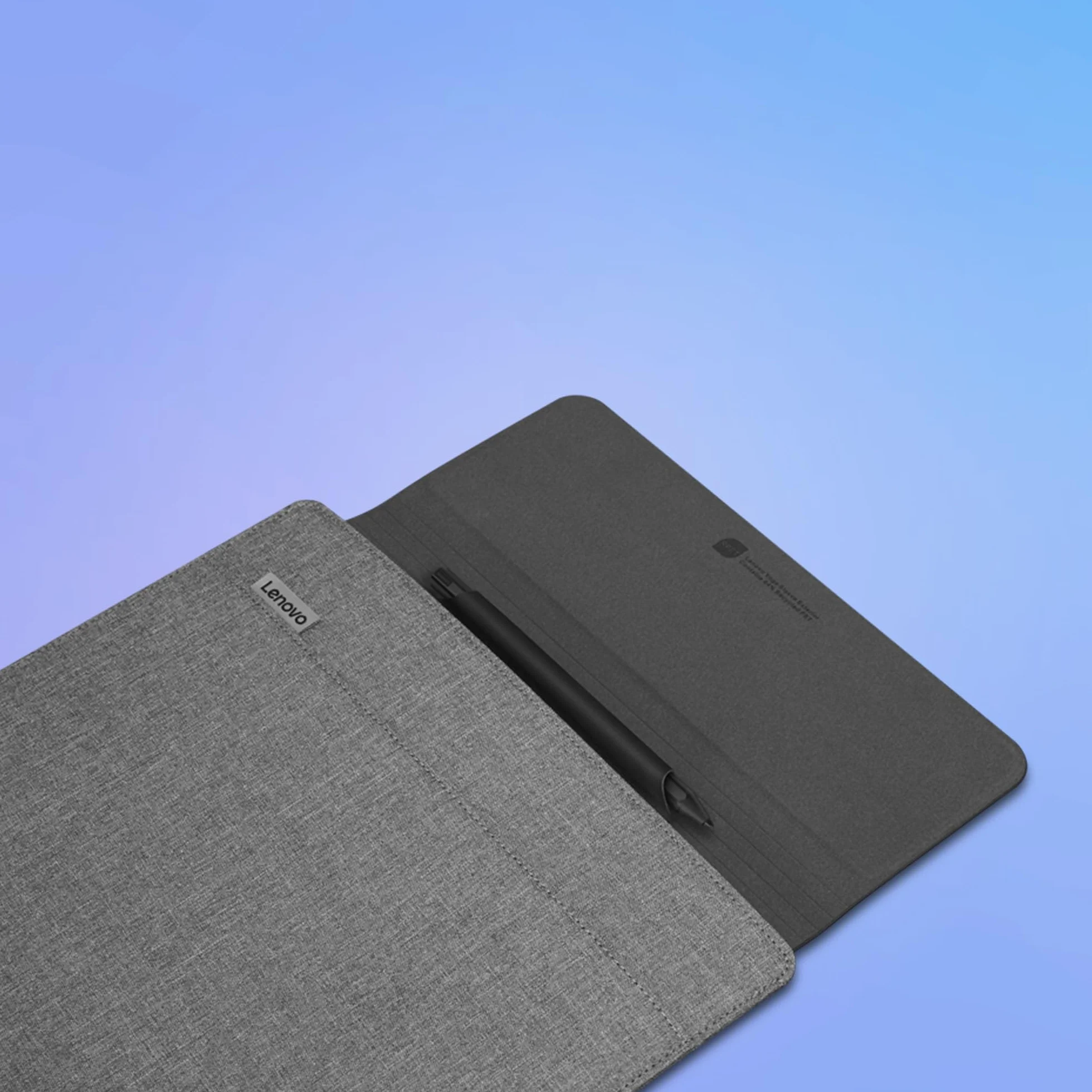 Lenovo Yoga Sleeve - Custodia Elegante per Laptop Yoga, Design Slim in Materiale Riciclato PET, Chiusura Magnetica, Scomparto Accessori Separato, Morbida e Leggera - Grigio