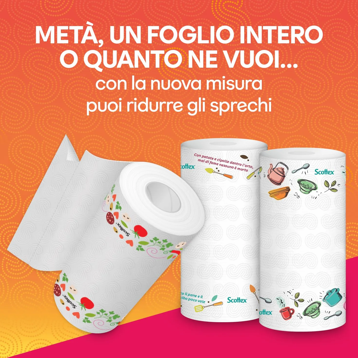 Scottex Quanto Basta Carta Cucina 6 Maxi Rotoli FSC
