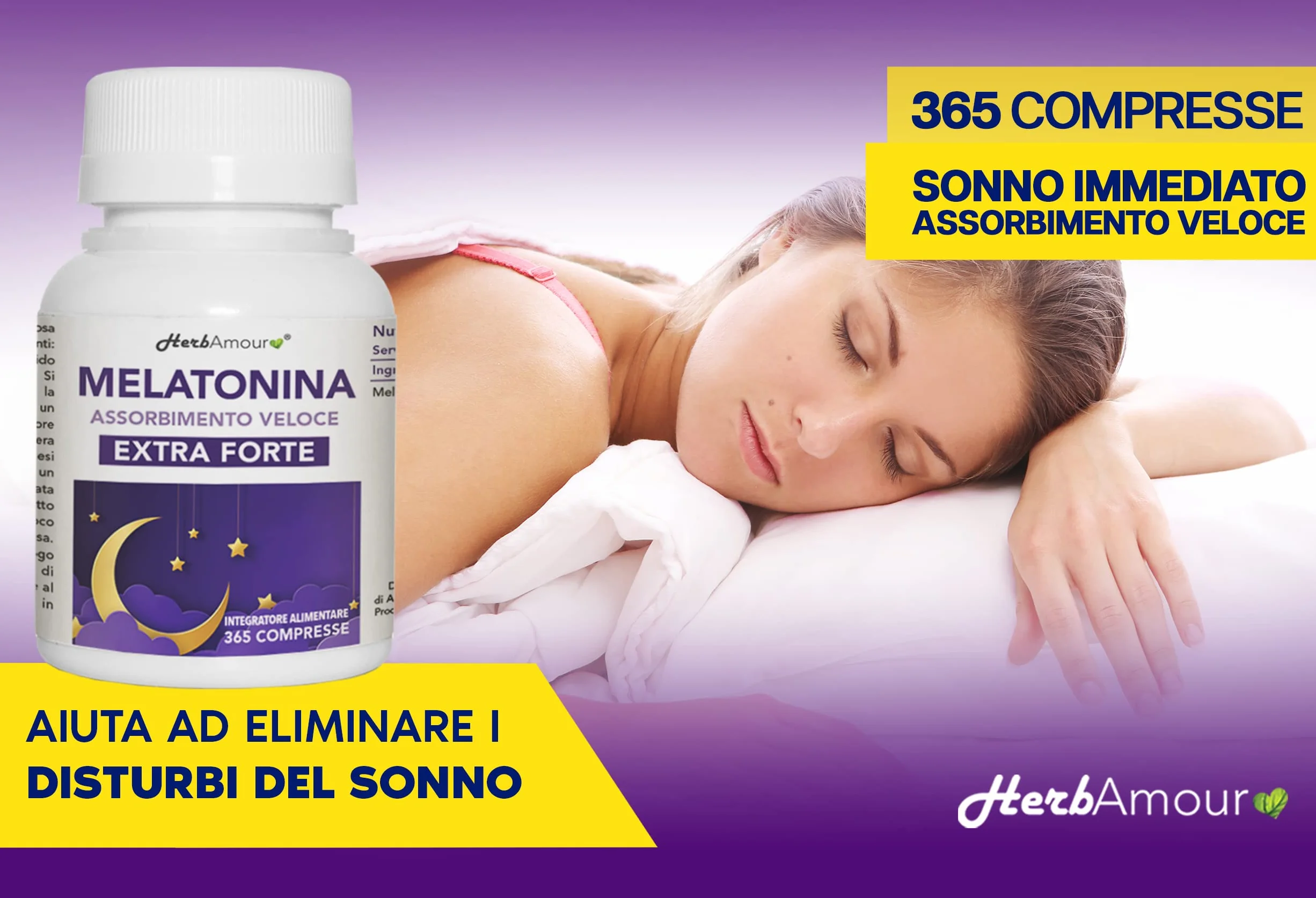 Melatonina Pura Extra Forte 365 Compresse Integratore