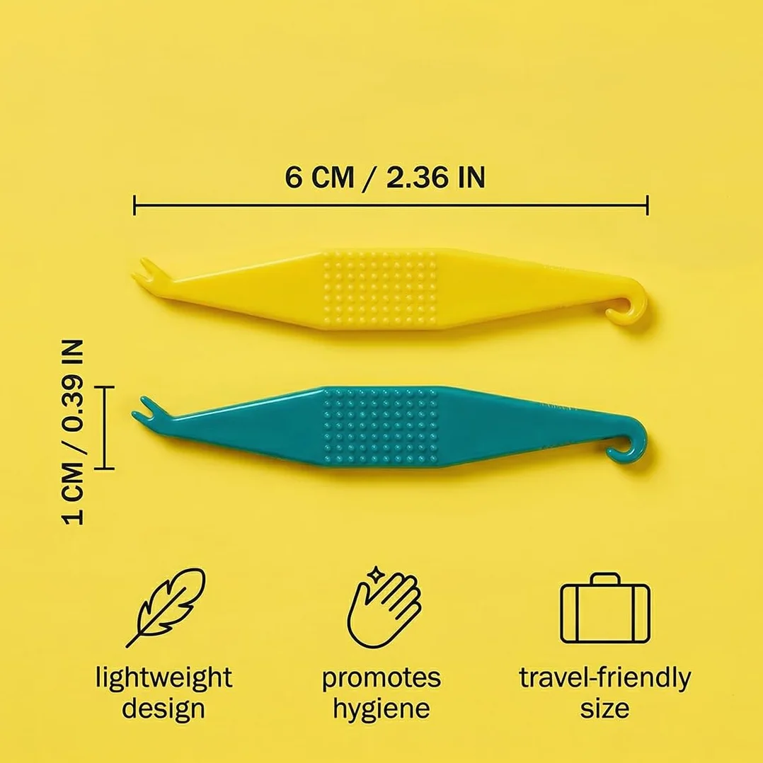 Disposable Dental Plastic Elastic Adjuster for Stretch Cord, Flexible Hook for Stretch Rope, Positioning Removal Tools