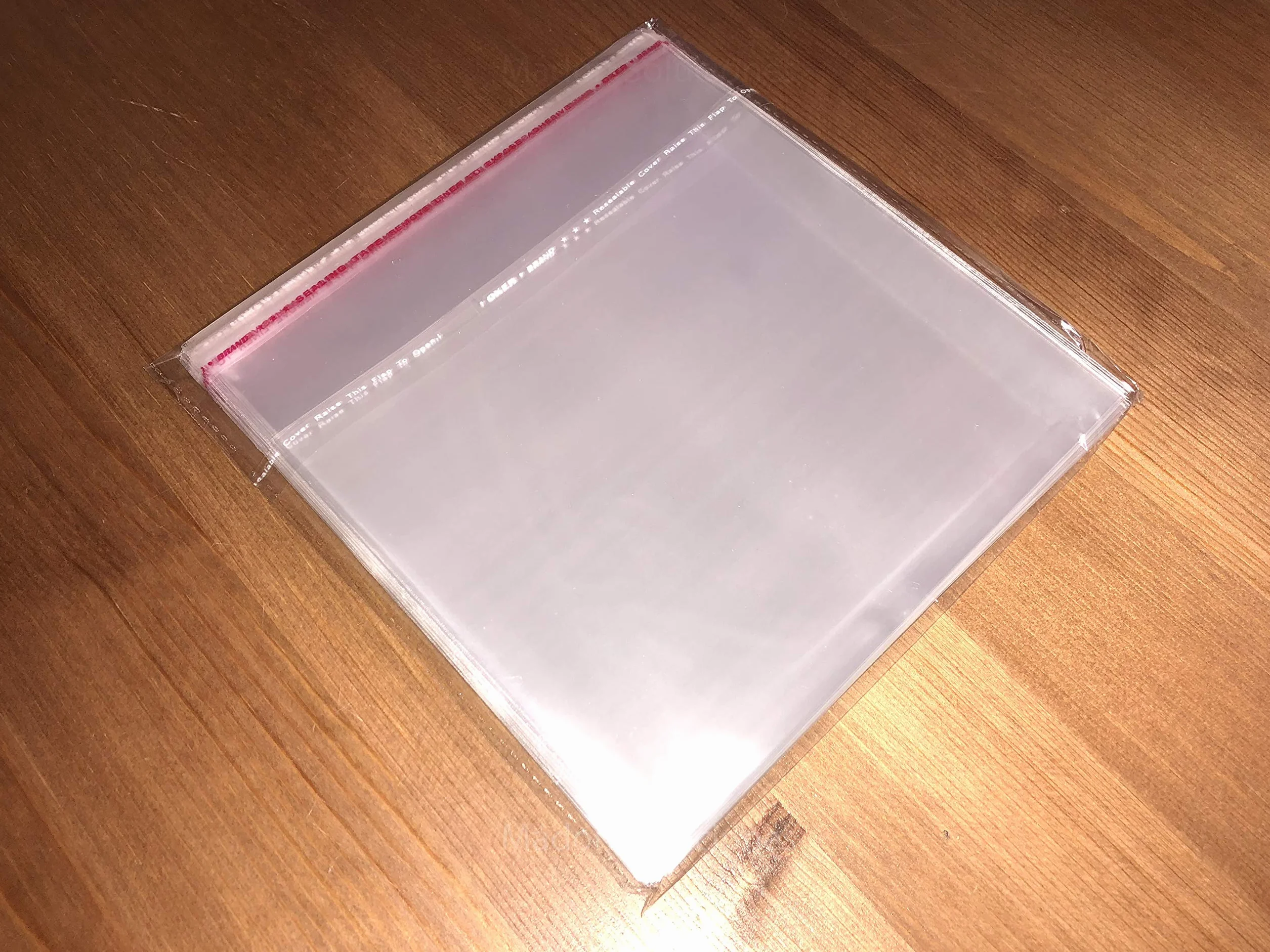 100 custodie per custodie CD Slim con patta di chiusura adesiva riutilizzabile e superficie lucida di Mordori Soluzioni Cellophane Protezione antistatica fine lembo autobloccante colla CD 5,2 mm