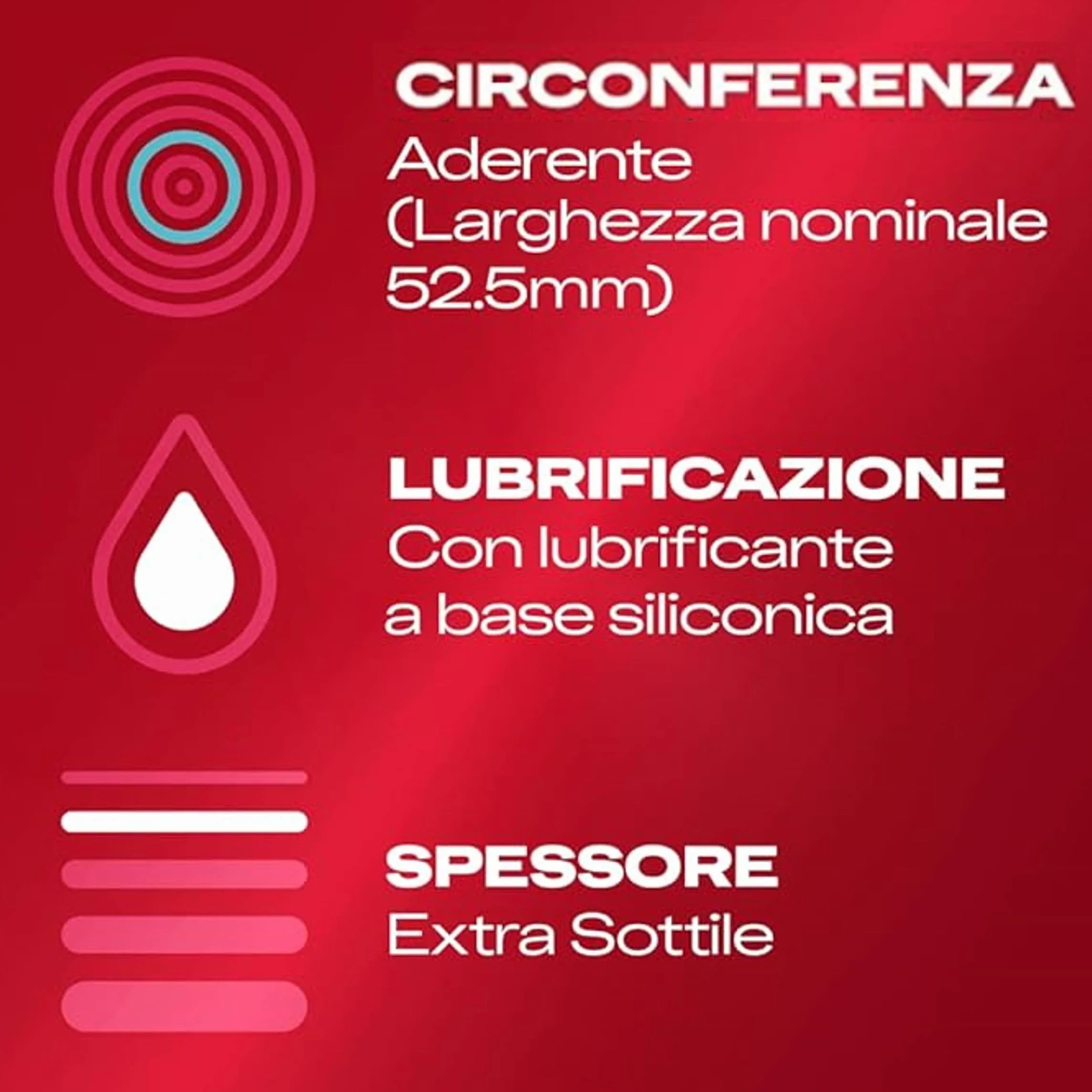 Durex SuperSottile Preservativi Vestibilità Aderente 10 Profilattici