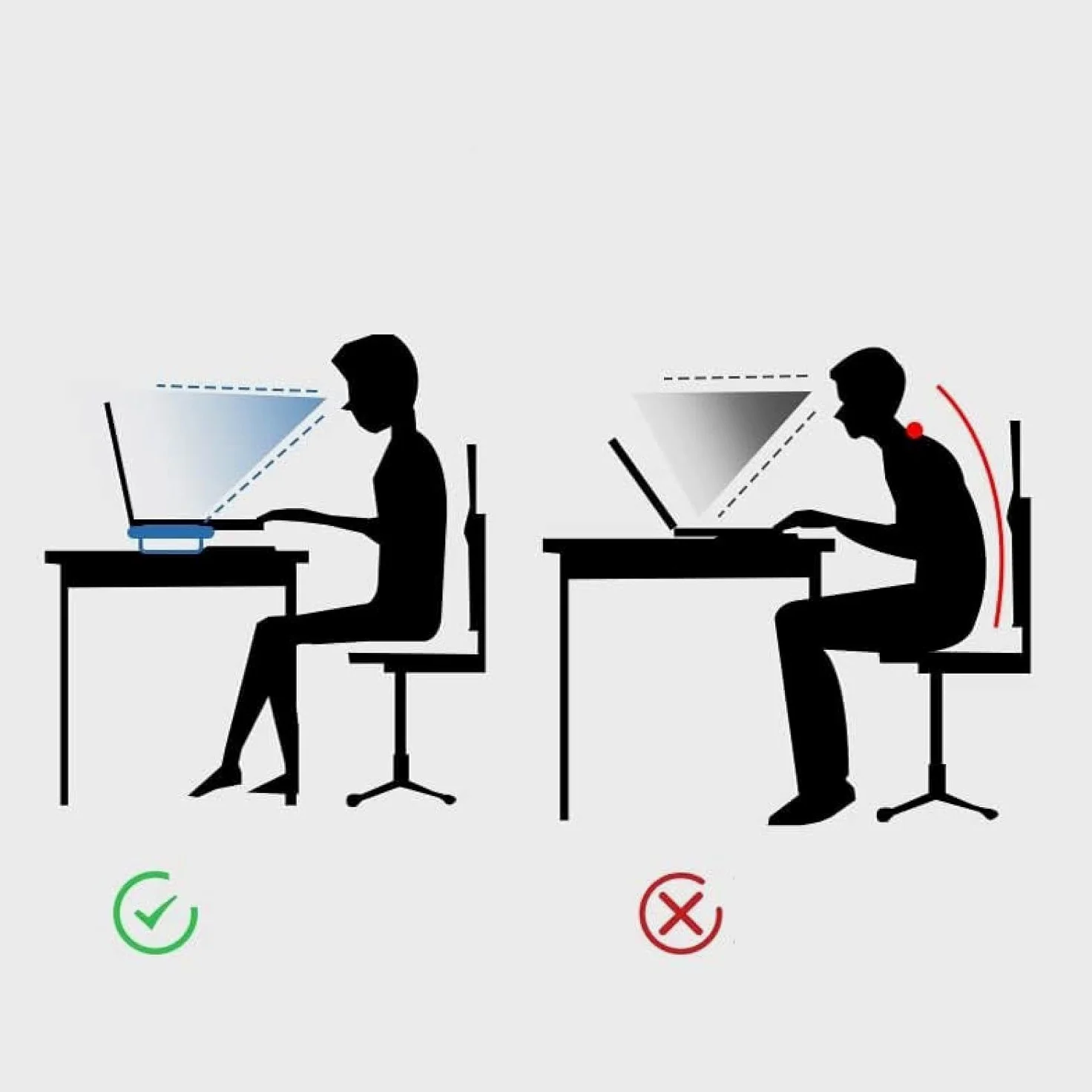 Supporto per Monitor in Legno massello, Supporto Universale in Legno per Monitor di Computer, Laptop, TV, Stampante, Organizer per Ufficio, A, 60 cm