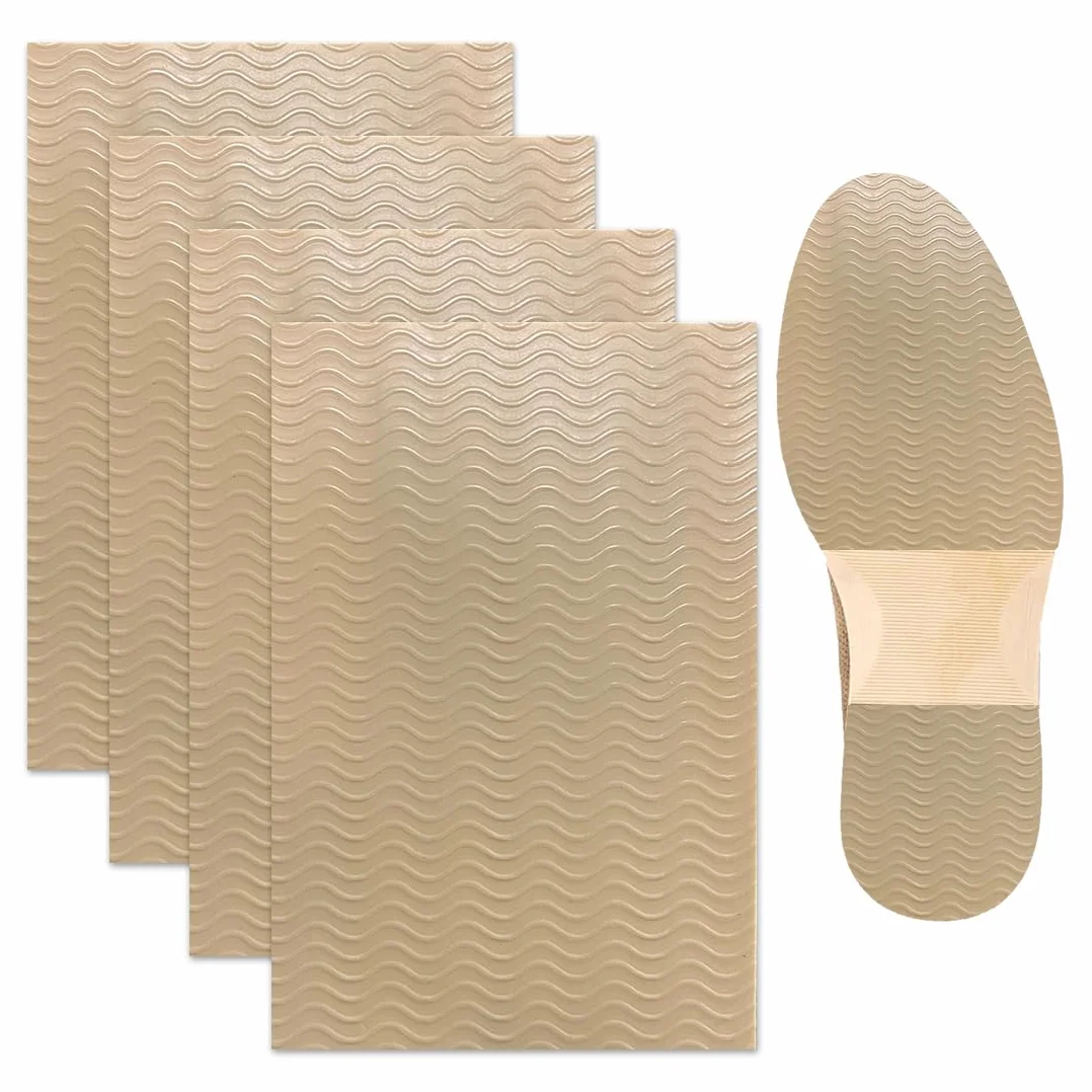 Imbottiture per Calzature Suola Antiscivolo con Motivo Ondulato Silicone Resistente all'Usura Tagliabile