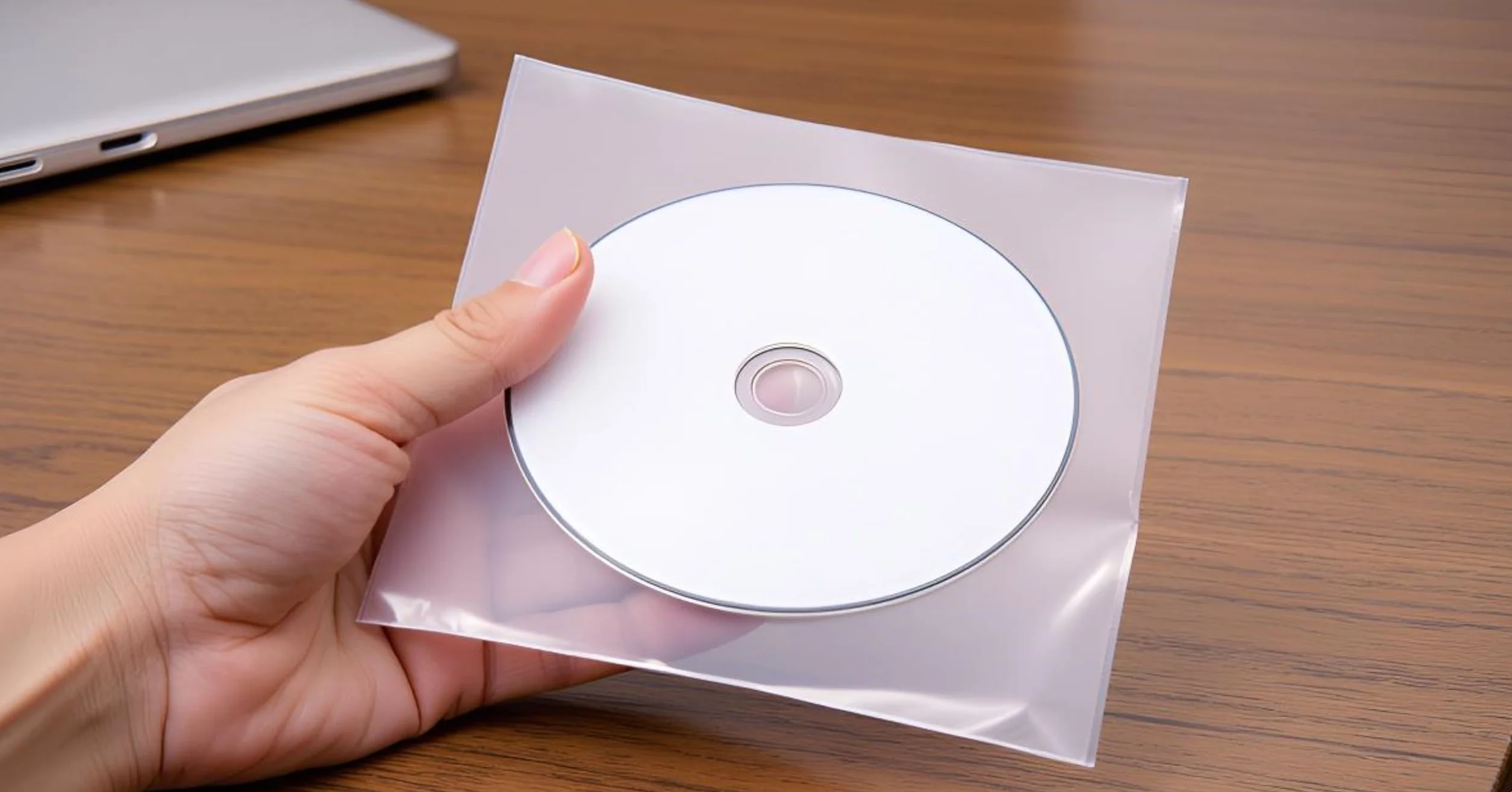 100X Custodie CD Dvd Bluray | Bustine Buste Trasparenti, PVC | Aletta di Chiusura, Protezione Dischi, visibilità Etichette | Conservazione Dischi Senza Polvere