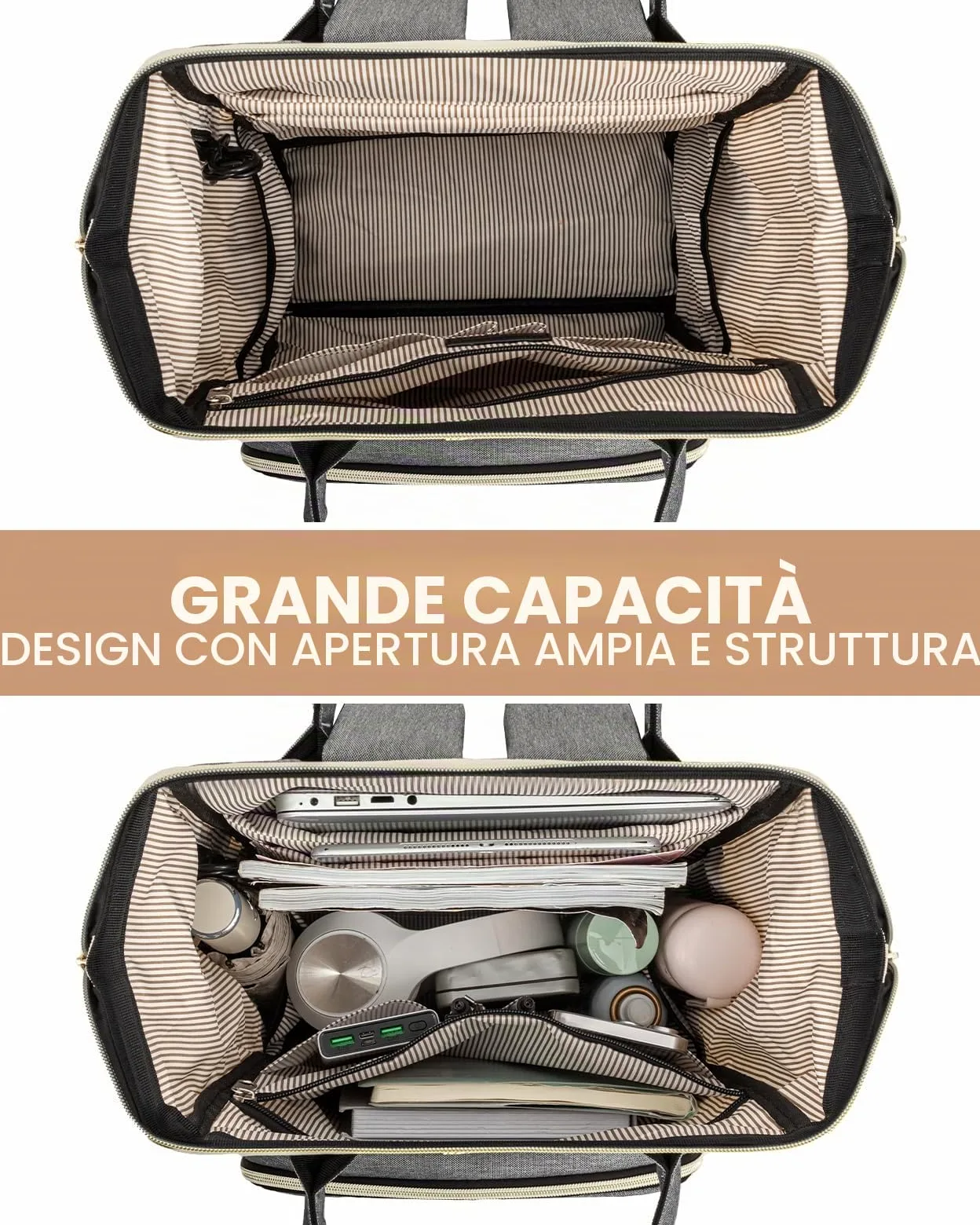 LOVEVOOK Zaino Porta PC Donna, Zaino Antifurto Impermeabile Donna, Zaino per Laptop Portatile 15.6/17 Pollici, Zaino per Viaggi Affari