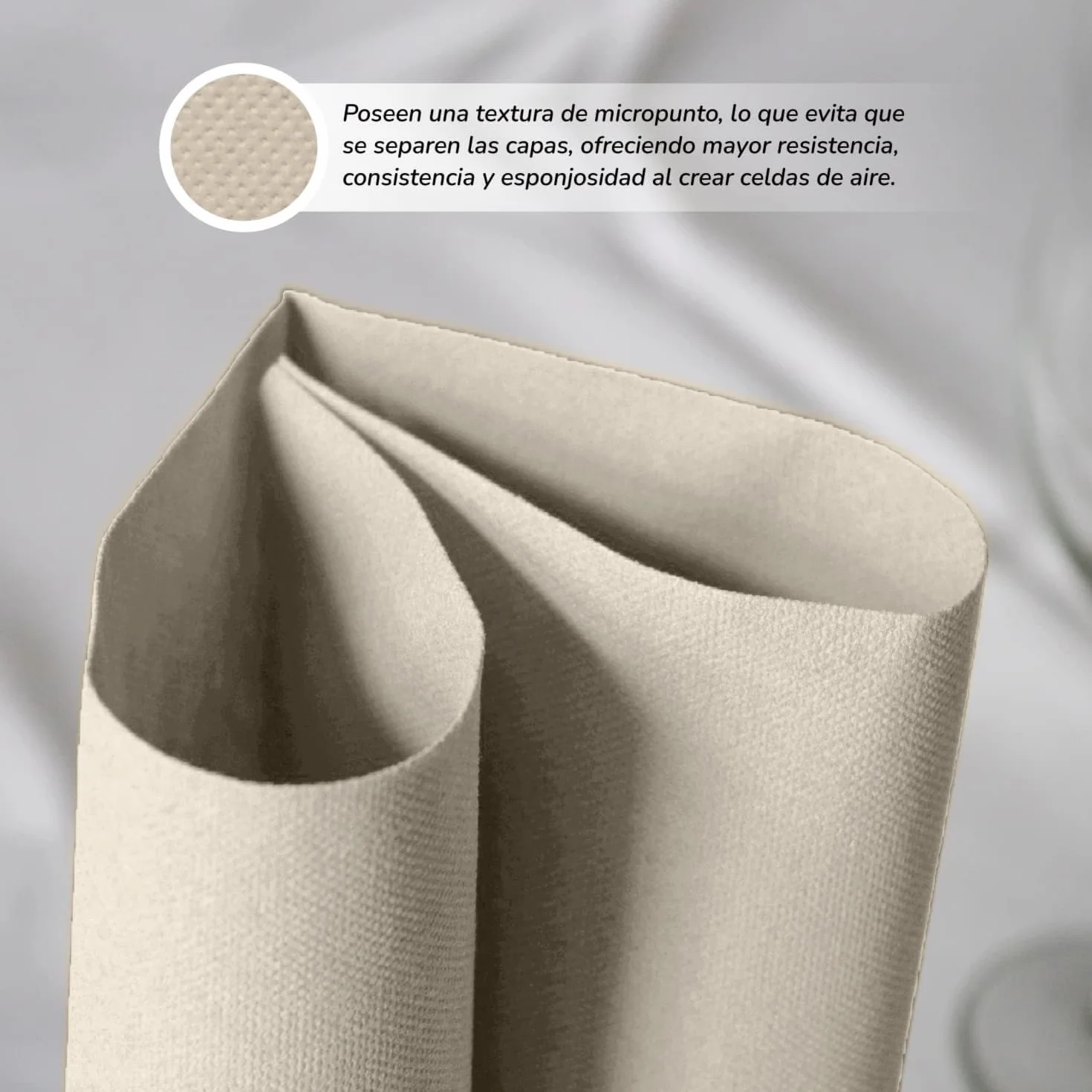Tovaglioli Cocktail in Carta 100% Riciclabili e Biodegradabili 10x10 cm 600 pezzi + Bicchieri Eco 50 pezzi