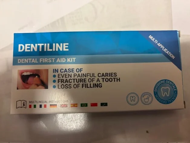 Kit odontoiatrico per fratture o perdita di otturazioni 2 pezzi