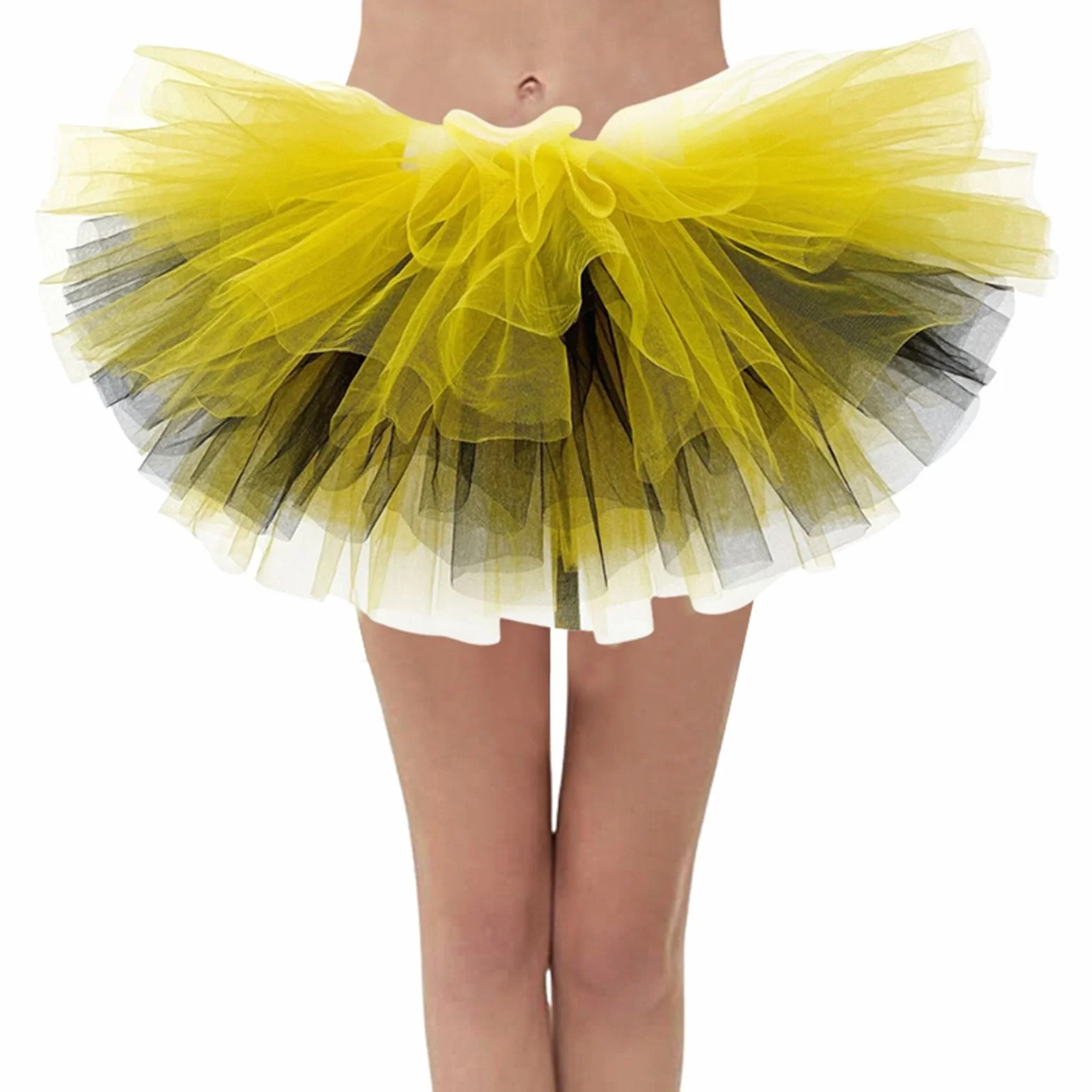 Generico Gonne Tulle Donna da Ballo A Pieghe Tutu Balletto Festa Costume