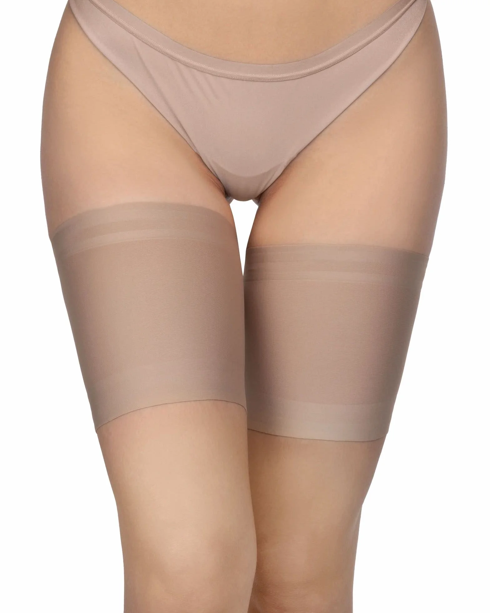 Fasce elastiche anti-sfregamento per cosce in silicone antiscivolo raso pizzo