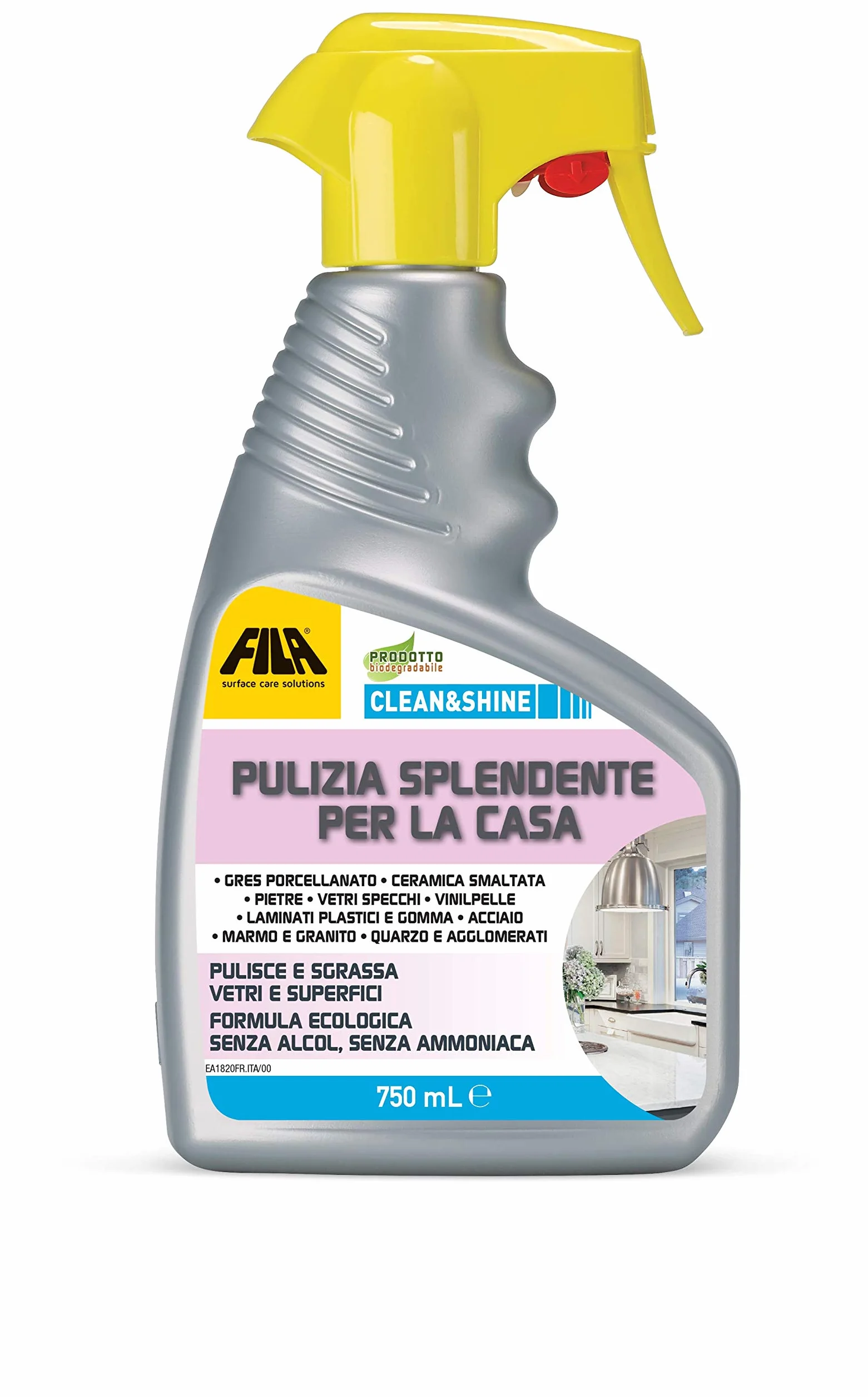 FILA CLEAN&SHINE Detergente Spray Multisuperficie 750 ml