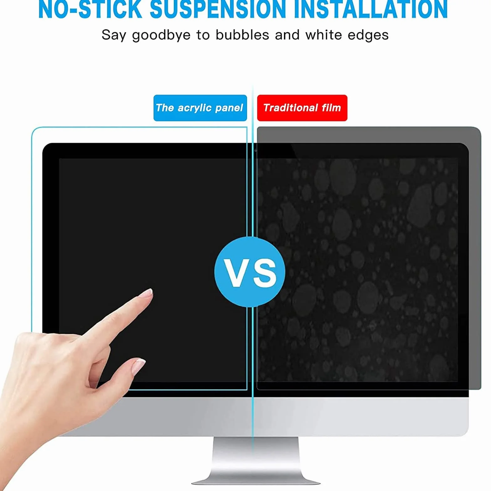 Filtro Anti Luce Blu e Protezione Schermo, 14-32" Anti Luce Blu Filtro per Monitor di Computer e TV LCD, Pellicola Antiriflesso Protettiva per Schermo
