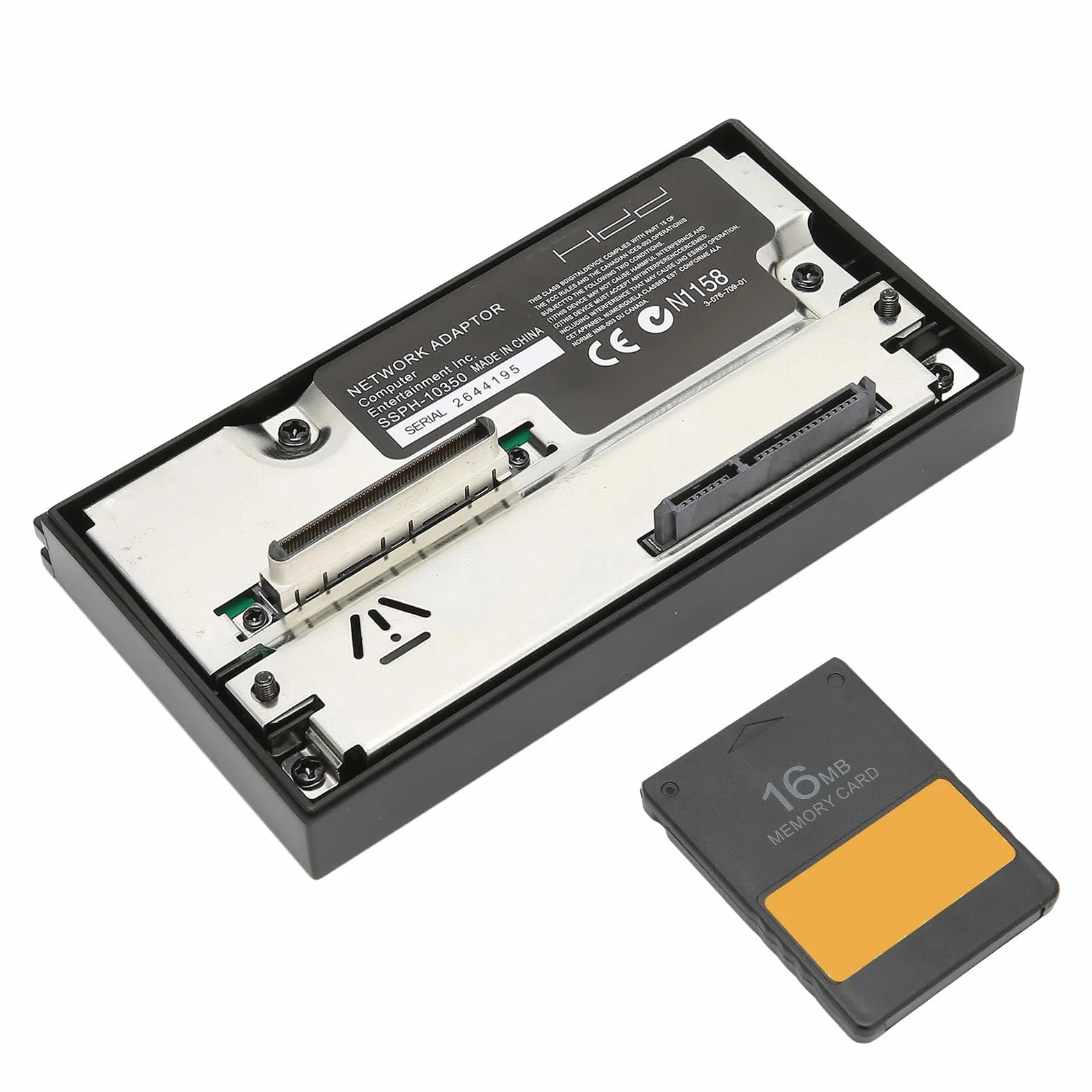 Set di adattatori di rete PS2 con interfaccia HDD con scheda di memoria FMCB versione 1 966 da 16 MB McBoot supporta fino a 2 TB di gioco senza dischi host compatibili