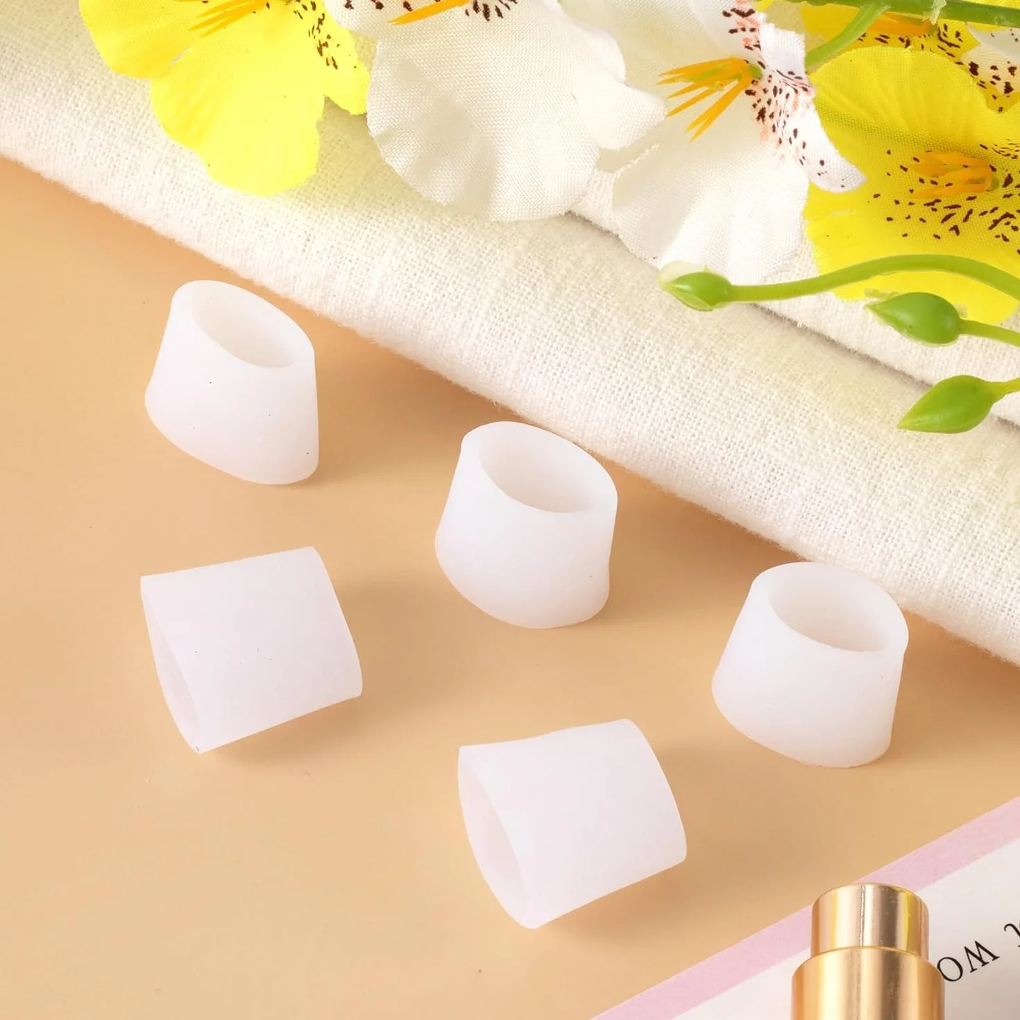 Protezione Dita Piedi Silicone 20 Pezzi, Proteggi Dita Piedi Gel, Distanziatore Separatore Antidolorifico
